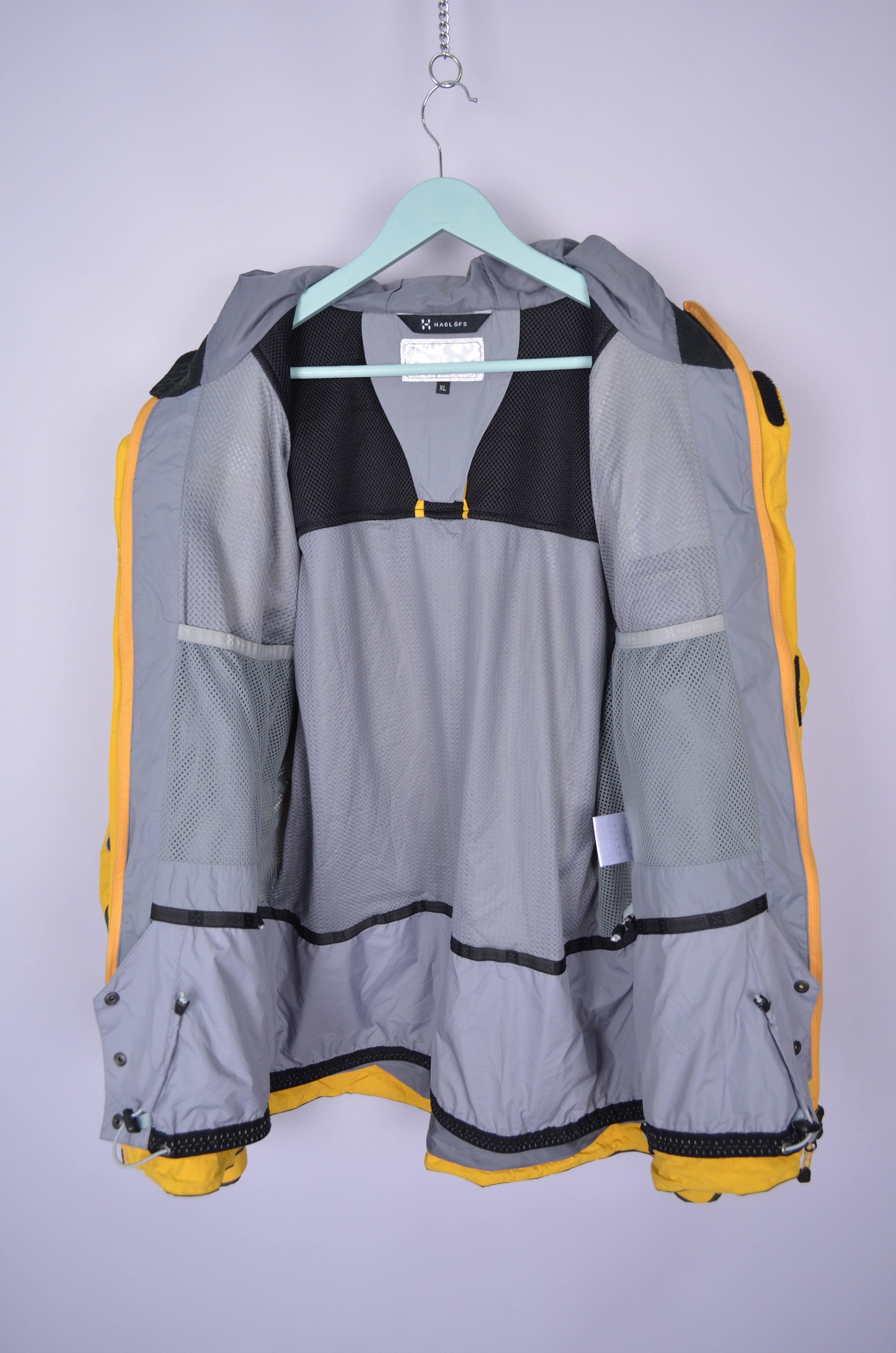 Haglofs Haglofs Gore Tex Recco System Yellow Grey Jacket Ski Size XL Size US XL / EU 56 / 4 - 14 Thumbnail