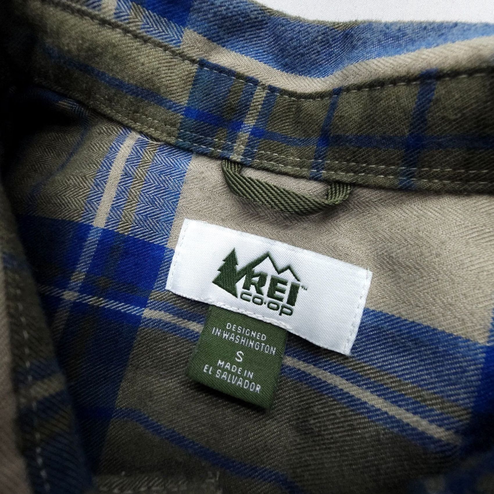 Vintage REI Co-op Poly Wool Flannel Shirt Mens Small Plaid Camp Outdoor Hiking Button Up Size US S / EU 44-46 / 1 - 7 Thumbnail