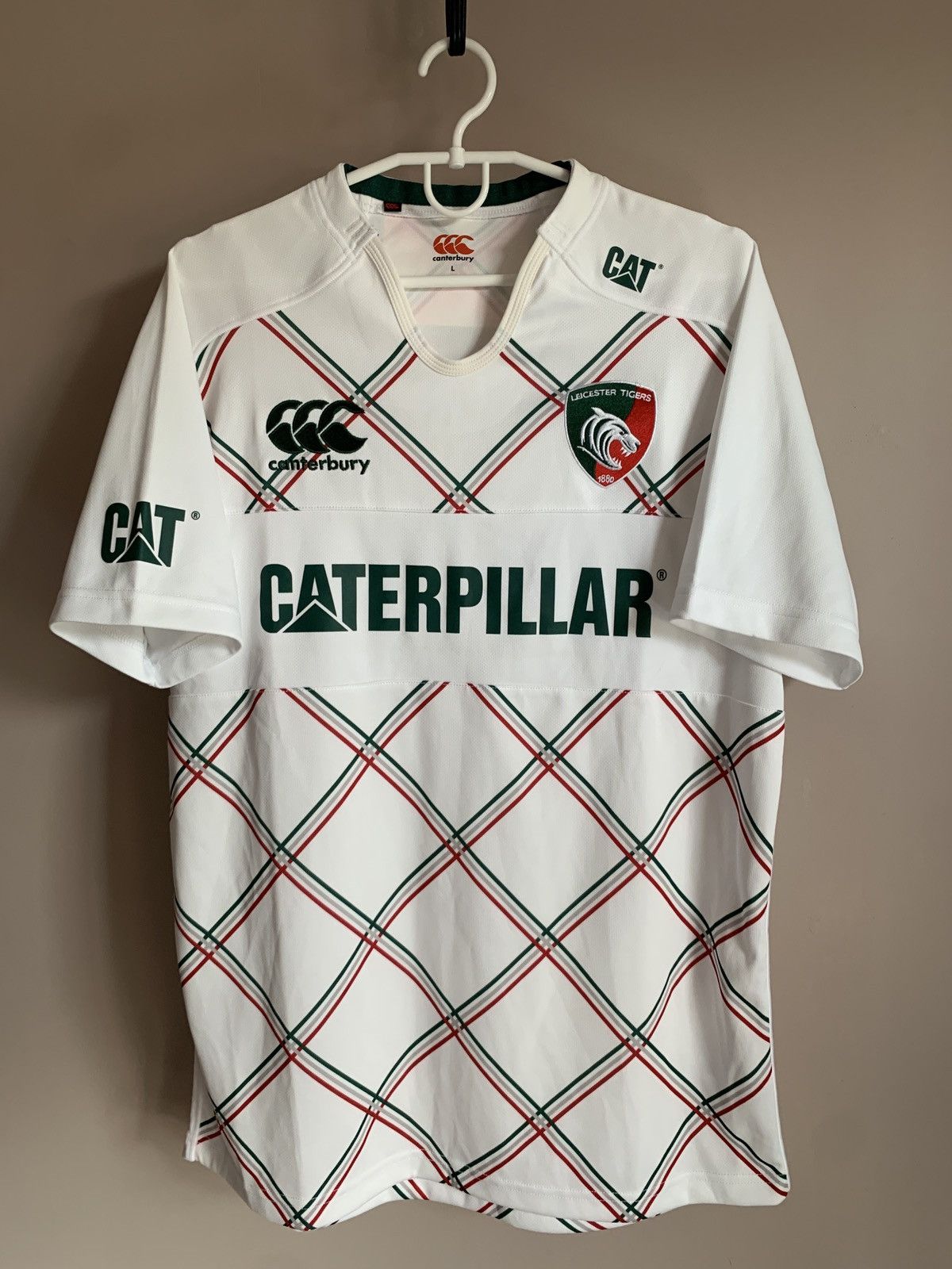 Canterbury of New Zealand Leicester Tigers Away Rugby Union Shirt Canterbury Jersey L Size US L / EU 52-54 / 3 - 1 Thumbnail