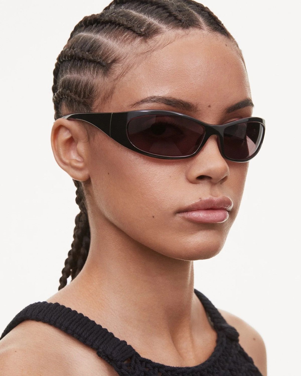 CHIMI CHIMI | DUSK / BLACK & GRAPHITE RED LENS SUNGLASSES | Y2K Size ONE SIZE - 4 Thumbnail