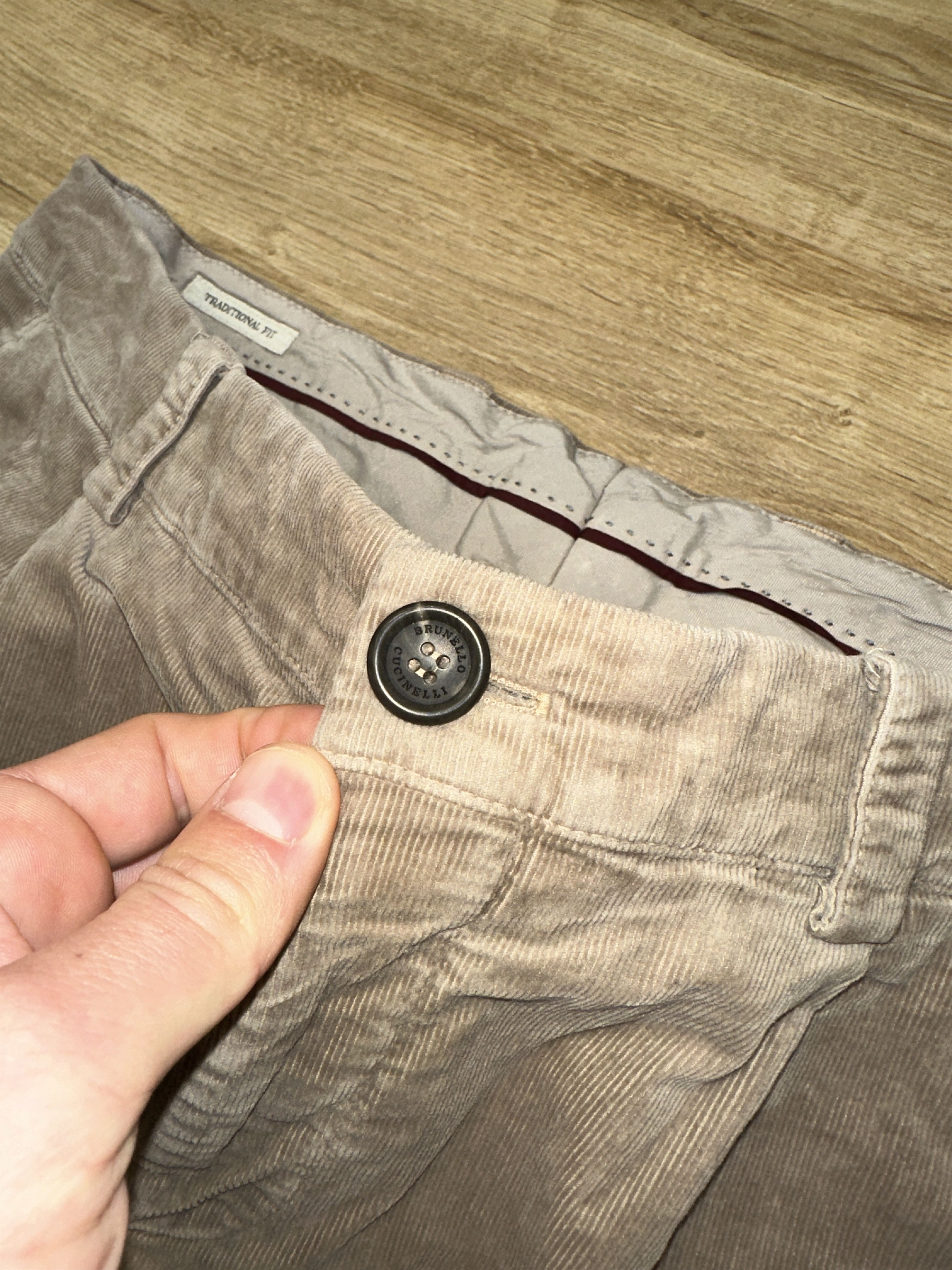 Brunello Cucinelli Brunello Cucinelli Corduroy Traditional Fit Pants Size 48 Size US 32 / EU 48 - 24 Thumbnail