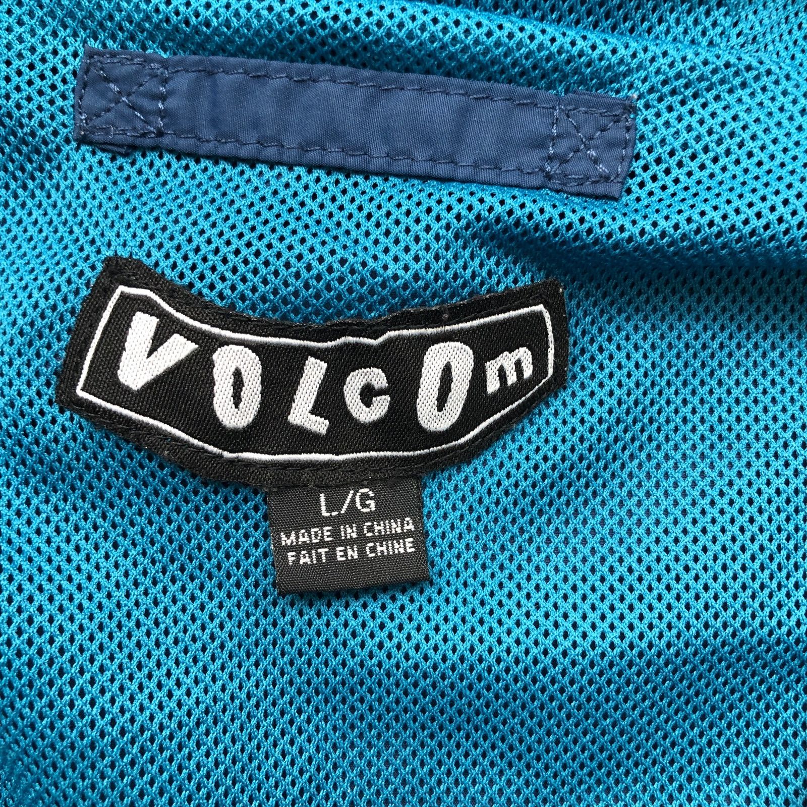 Volcom Volcom Mesh Lined Windbreaker Jacket Hoodie Men L Teal Blue Size US L / EU 52-54 / 3 - 4 Thumbnail