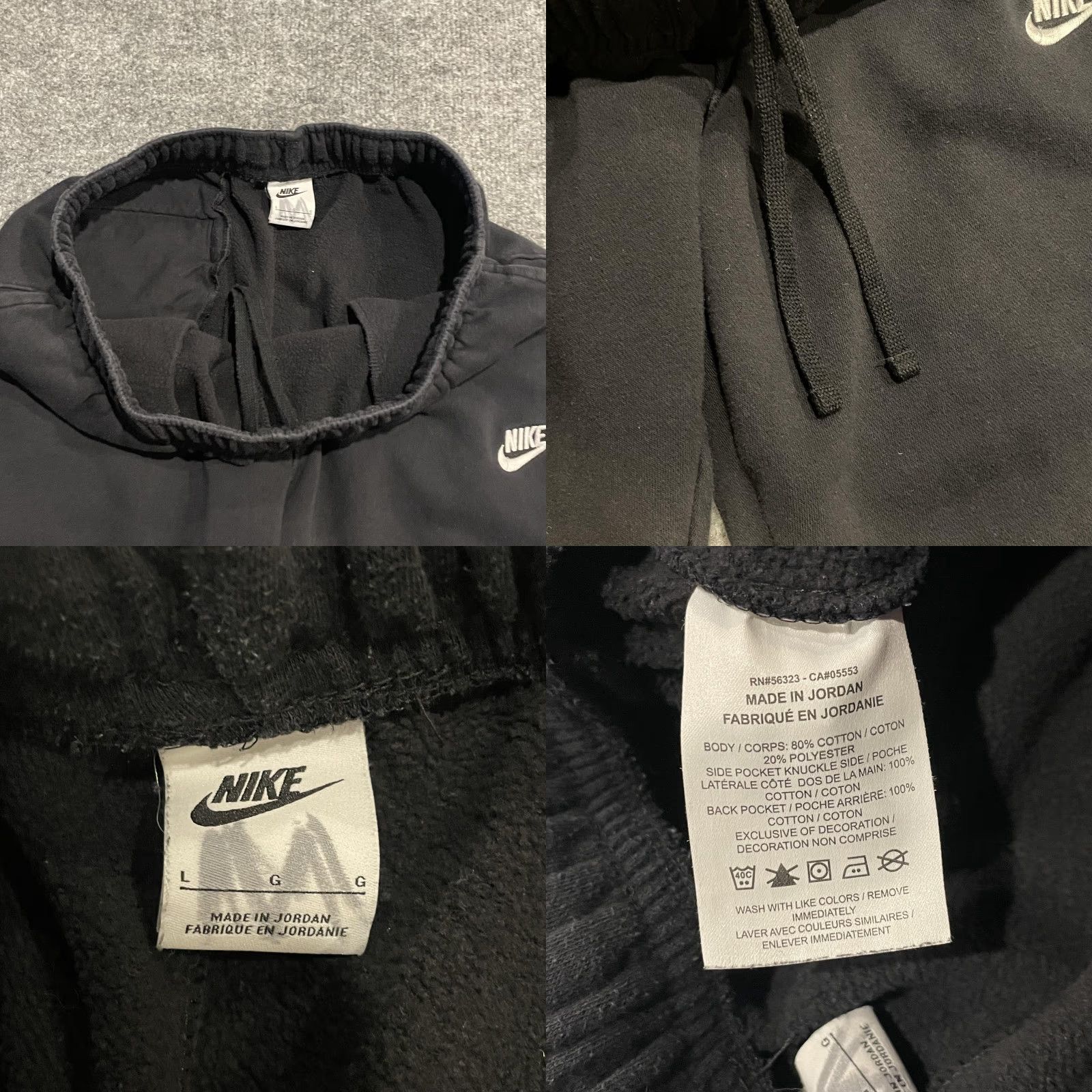 Nike Nike Club Fleece Joggers Sweatpants L Men Black BV2671-010 Size US 33 - 8 Thumbnail