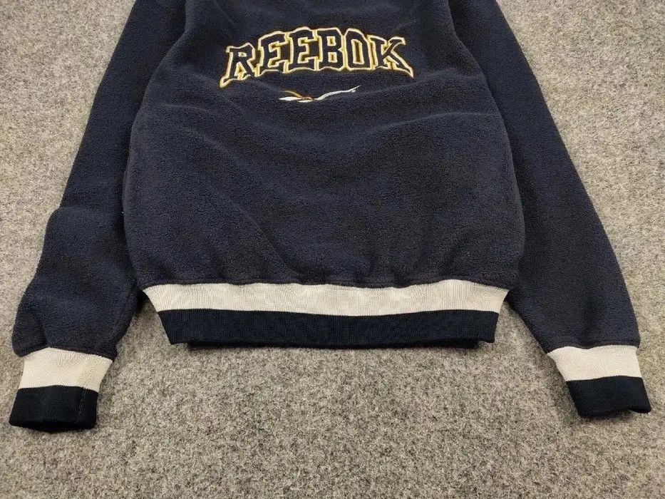 Reebok Vintage 90s Reebok Fleece Hoodie Embroidered Center Logo Size US S / EU 44-46 / 1 - 3 Thumbnail