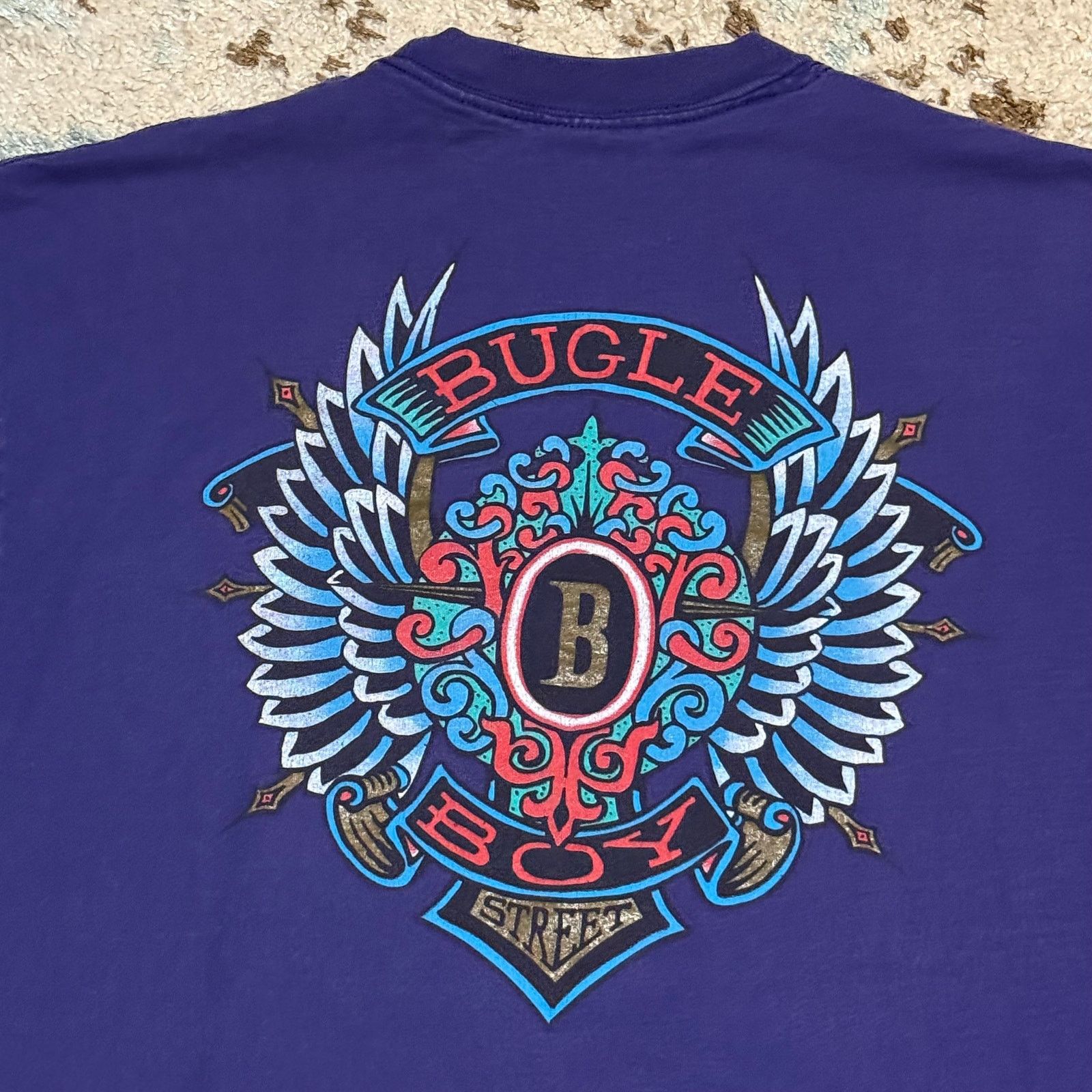 Bugle Boy × Vintage Vintage Bugle Boy Street Shirt Size Large 90s Winged Crest Size US L / EU 52-54 / 3 - 3 Thumbnail