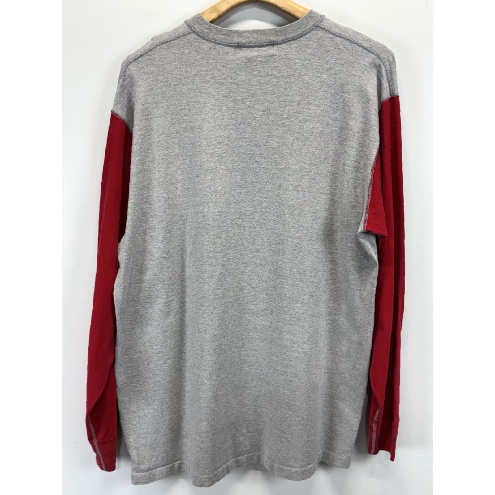 Polo Ralph Lauren VINTAGE Polo Ralph Lauren Henley Shirt Large Men’s Gray Raglan Sleeves 90s Mens Size US L / EU 52-54 / 3 - 4 Thumbnail