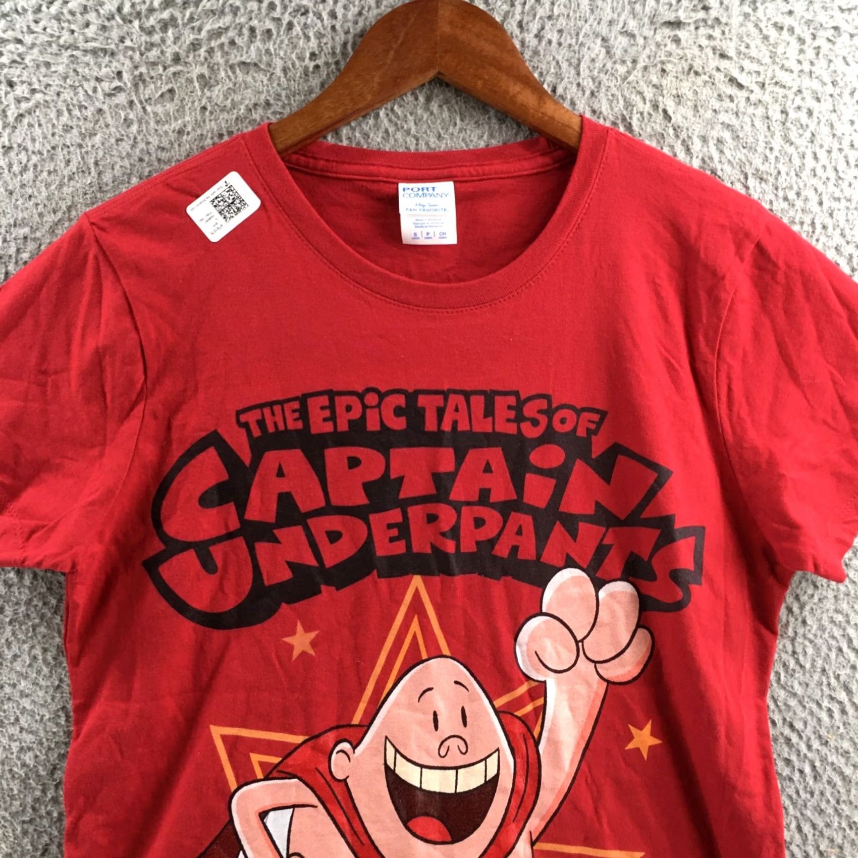 Port & Company Port & Company T-Shirt Womens S Red Fan Favorite Captain Underpants Graphic Tee Size S / US 4 / IT 40 - 2 Thumbnail