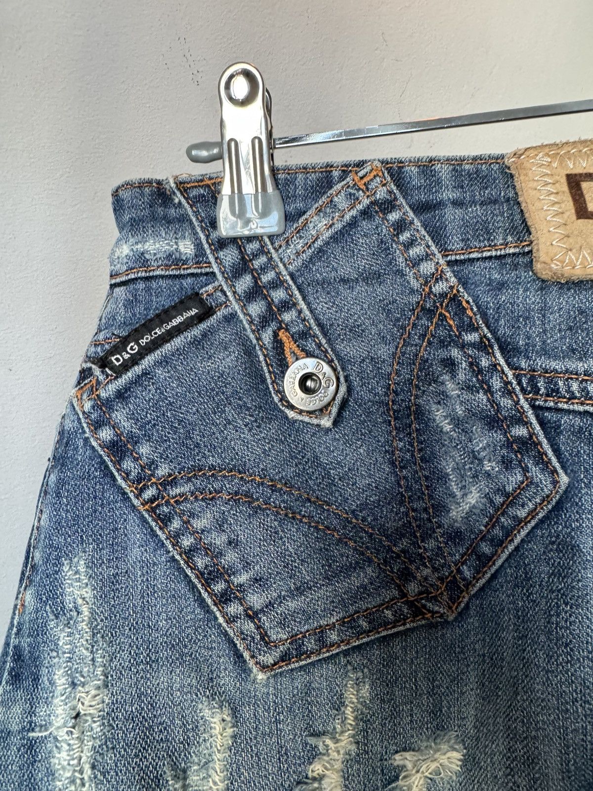 Dolce & Gabbana Step Back into Y2K Glam with this Vintage D&G Mini Skirt! Size 26" / US 2 / IT 38 - 4 Thumbnail