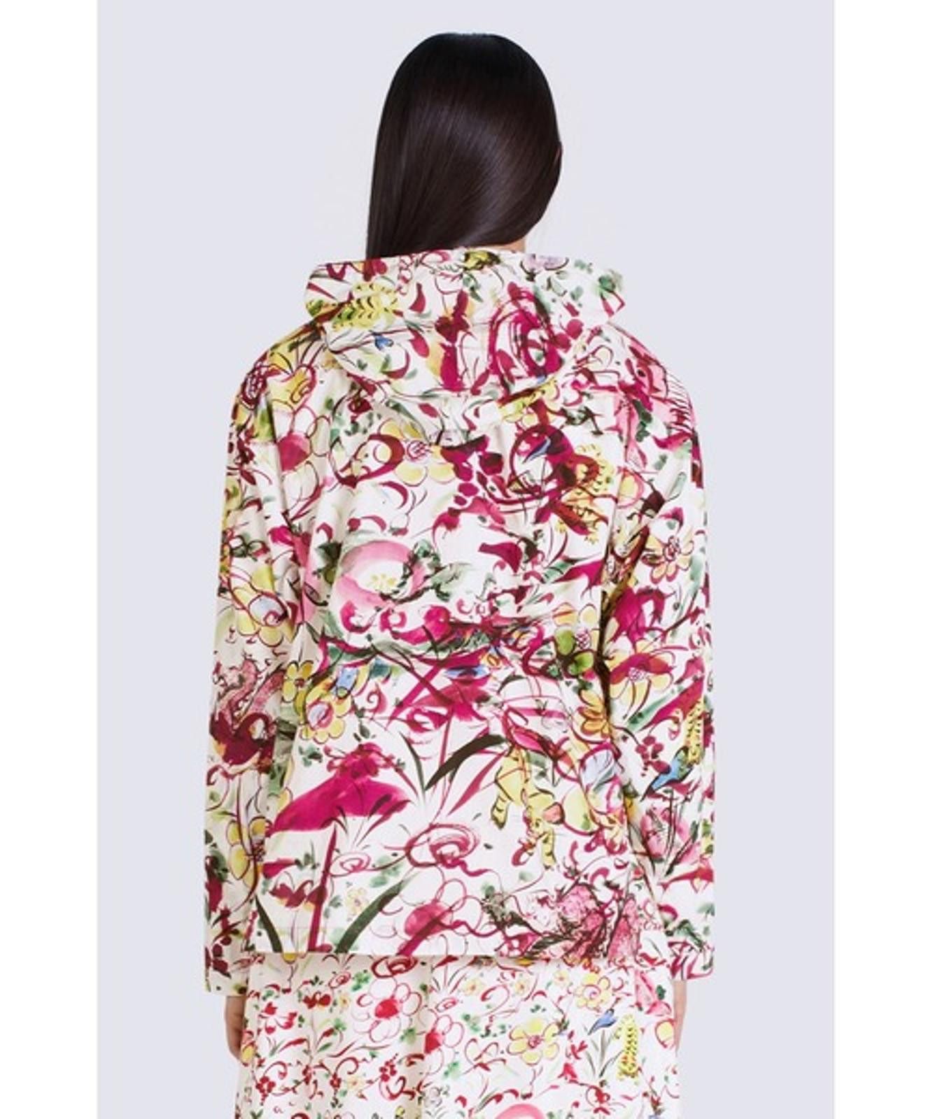 Kenzo Kenzo Floral woven hoodie, Sz 6, Retail $499 Size M / US 6-8 / IT 42-44 - 3 Thumbnail