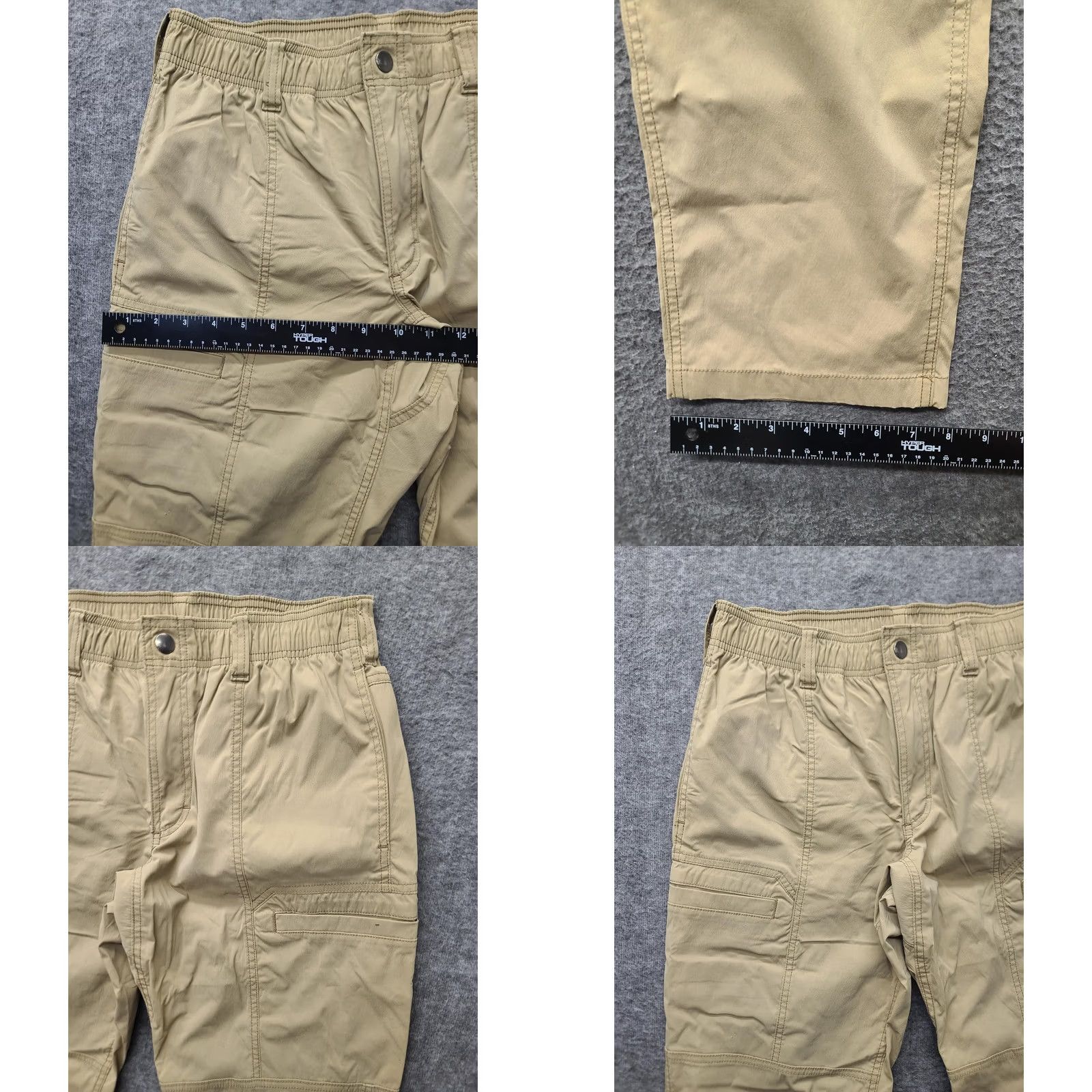 Duluth Trading Company Duluth Trading Co Cargo Pants Men 32x30 Khaki Relaxed Fit Nylon Spandex Pockets Moisture Wicking Quick Dry Water Resistant Straight Leg Casual Size US 32 / EU 48 - 8 Thumbnail