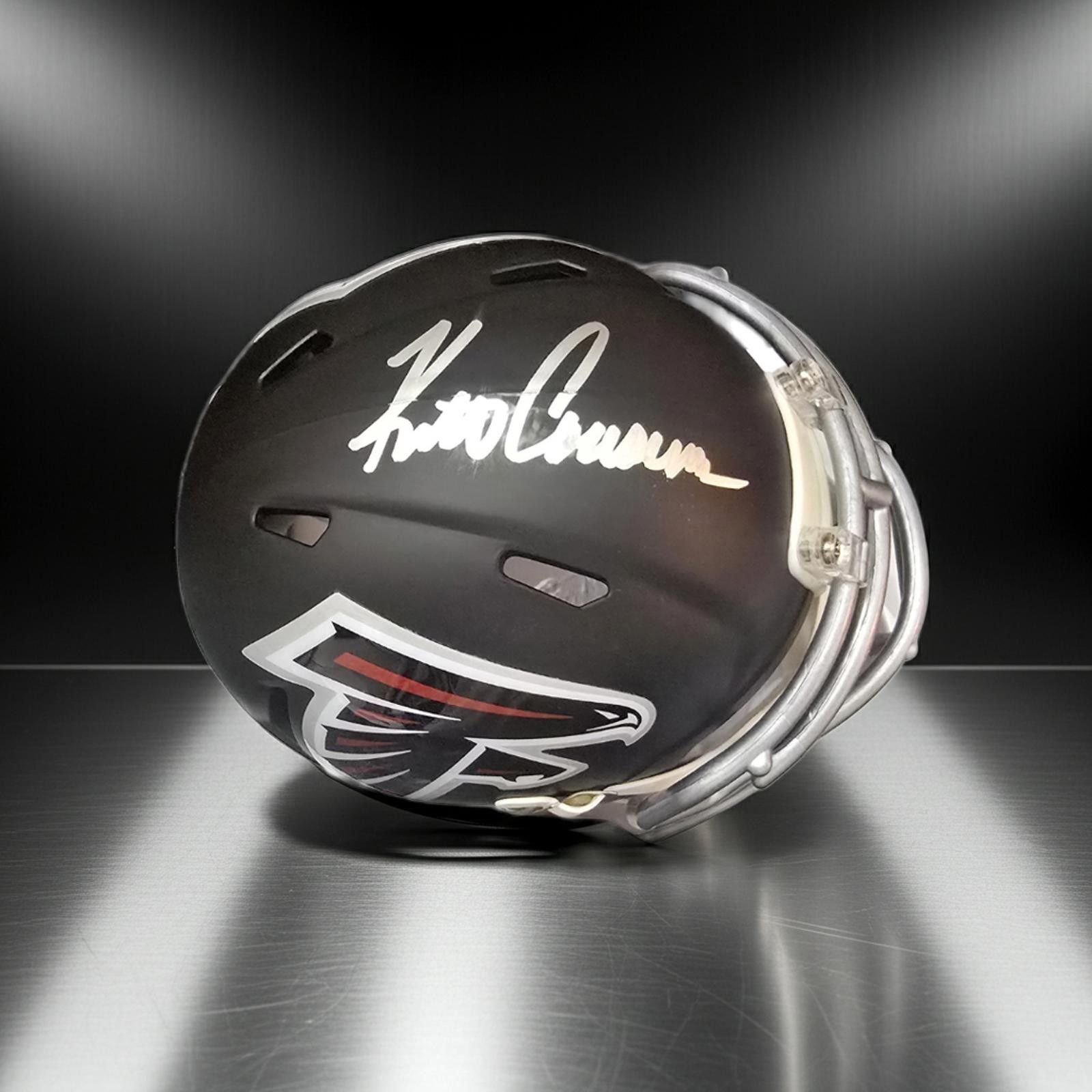 Other Kirk Cousins Falcons signed mini football helmet PAAS COA Size ONE SIZE - 1 Thumbnail