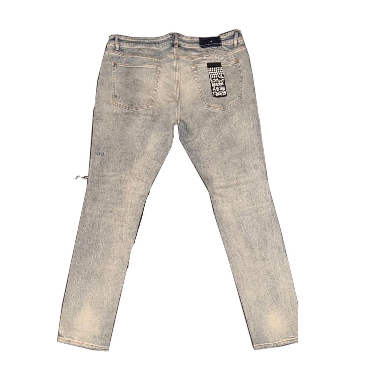 Ksubi Ksubi Van Winkle Distressed Jeans Flame Skull Wash Size US 40 / EU 56 - 1 Thumbnail