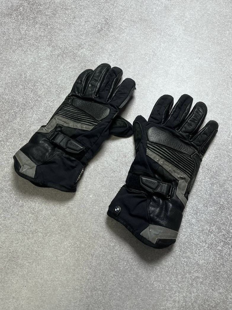 BMW × Vintage Vintage BMW Moto Leather Racing Gloves Os Size ONE SIZE - 1 Thumbnail