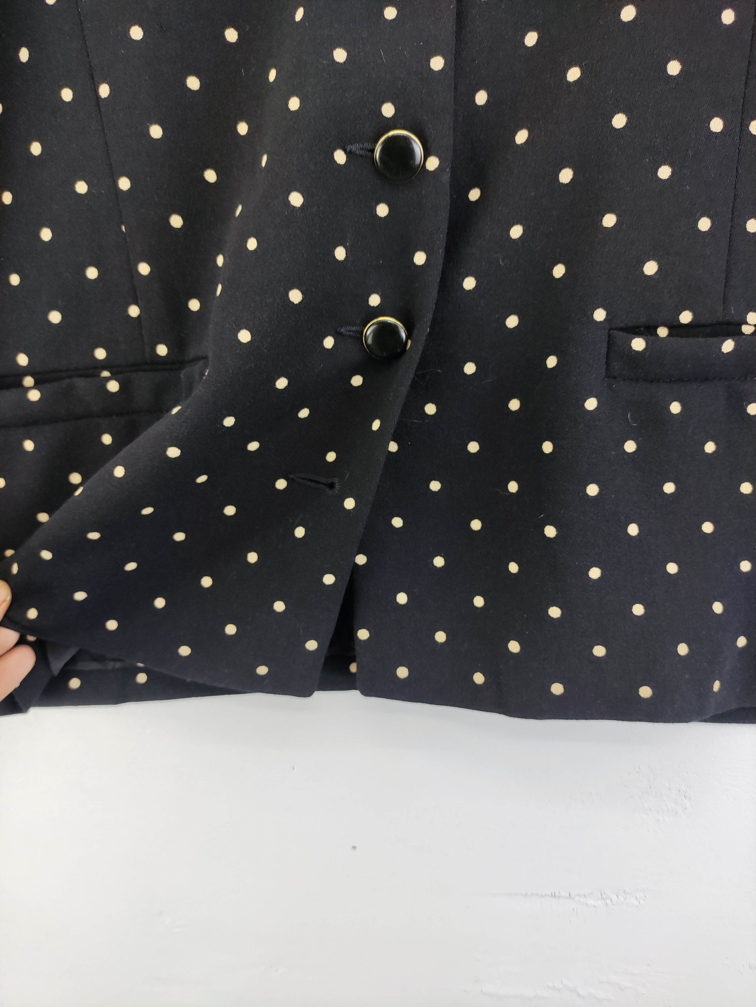 Kenzo Vintage Kenzo Paris Wool Polka Dot Blazer Jacket Size M / US 6-8 / IT 42-44 - 2 Thumbnail