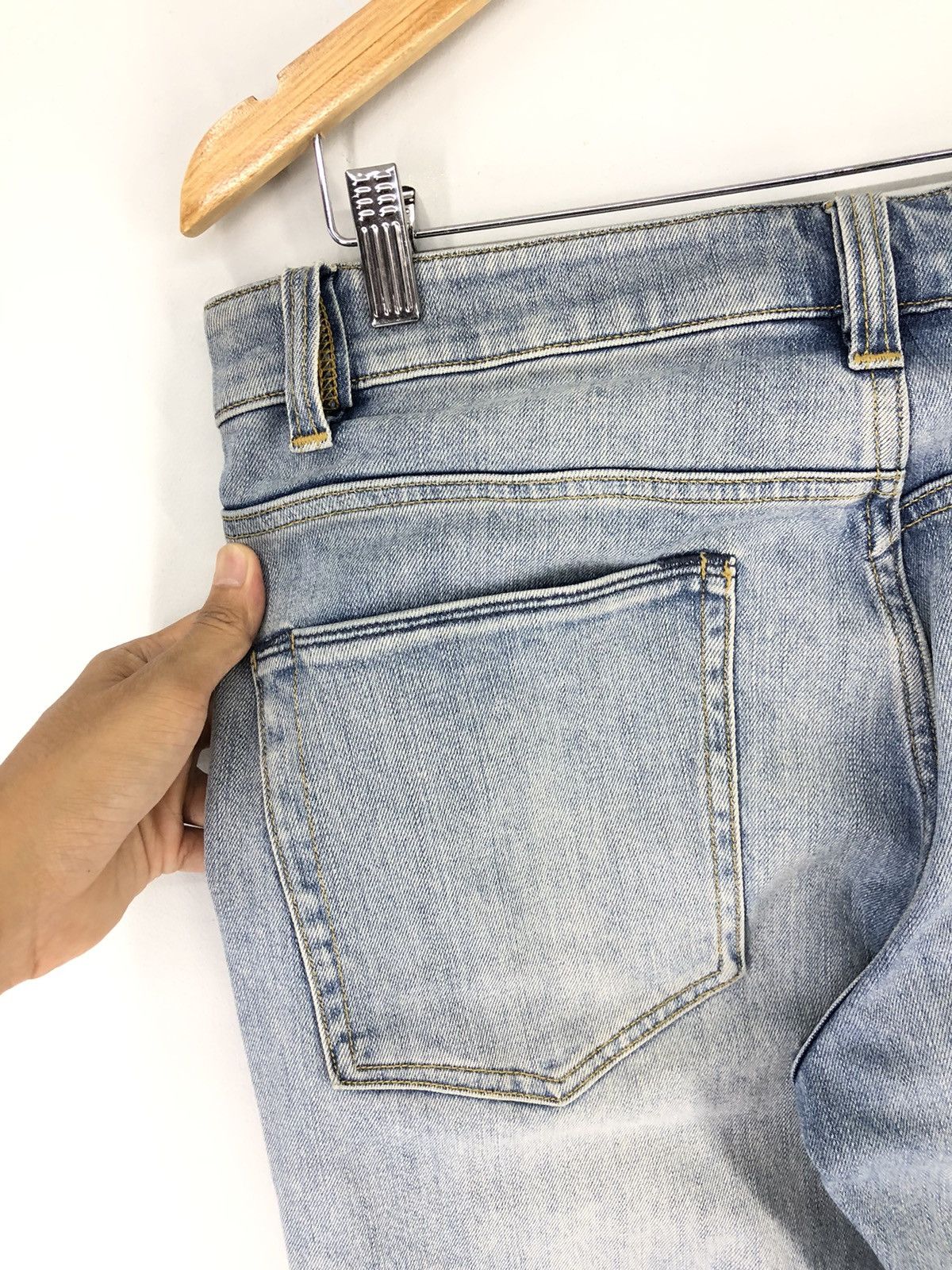Volcom Vintage Volcom Solver Modern Straight Light Wash Jeans Size US 32 / EU 48 - 14 Thumbnail