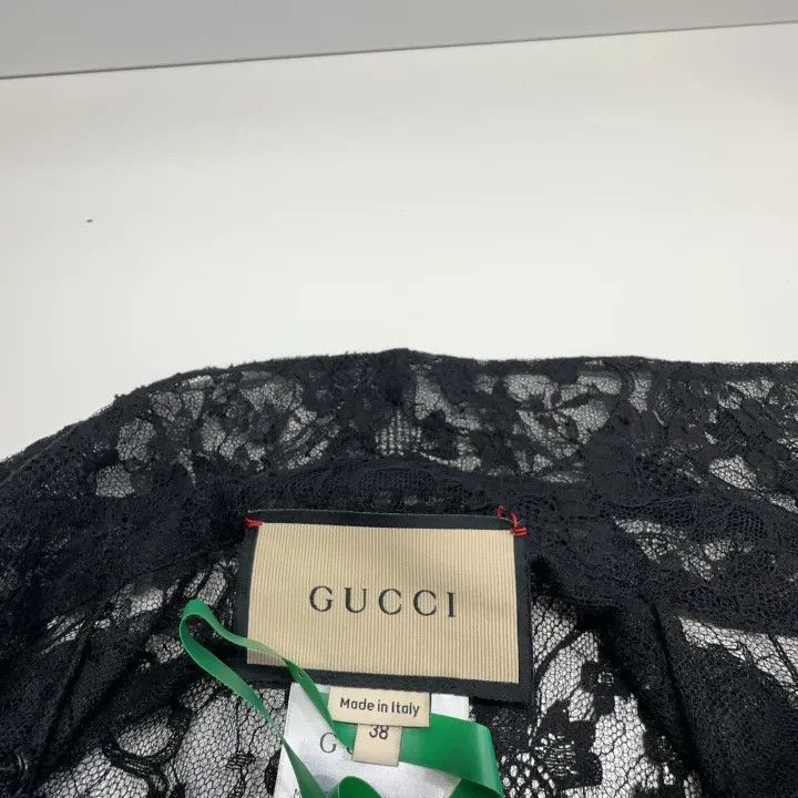 Gucci Gucci SS22 Floral Lace Long Sleeve Shirt-2507 Size M / US 6-8 / IT 42-44 - 3 Thumbnail