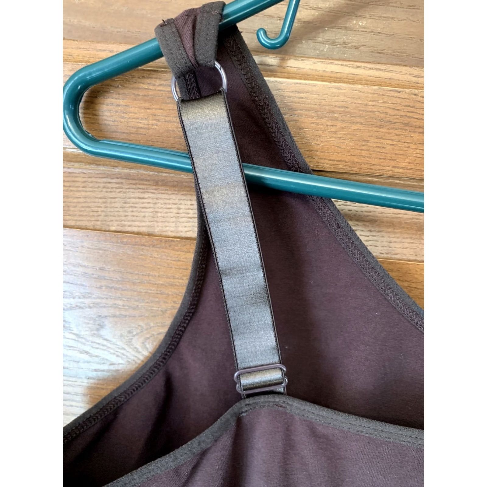 Coldwater Creek Coldwater Creek Tank Top Women L Brown Adjustable Strap Stretch Cotton Knit Regular Size L / US 10 / IT 46 - 3 Thumbnail
