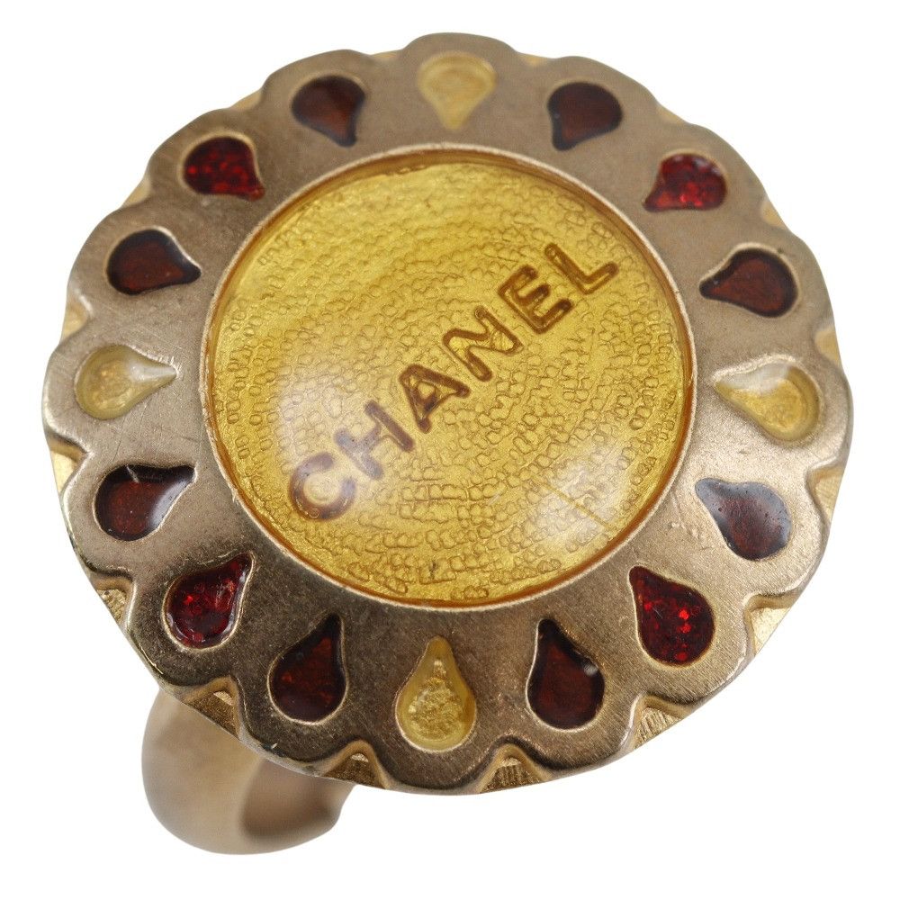 Chanel Chanel Chanel Flower Motif Ring Metal Ring DUTY FREE for USA Size ONE SIZE - 1 Thumbnail