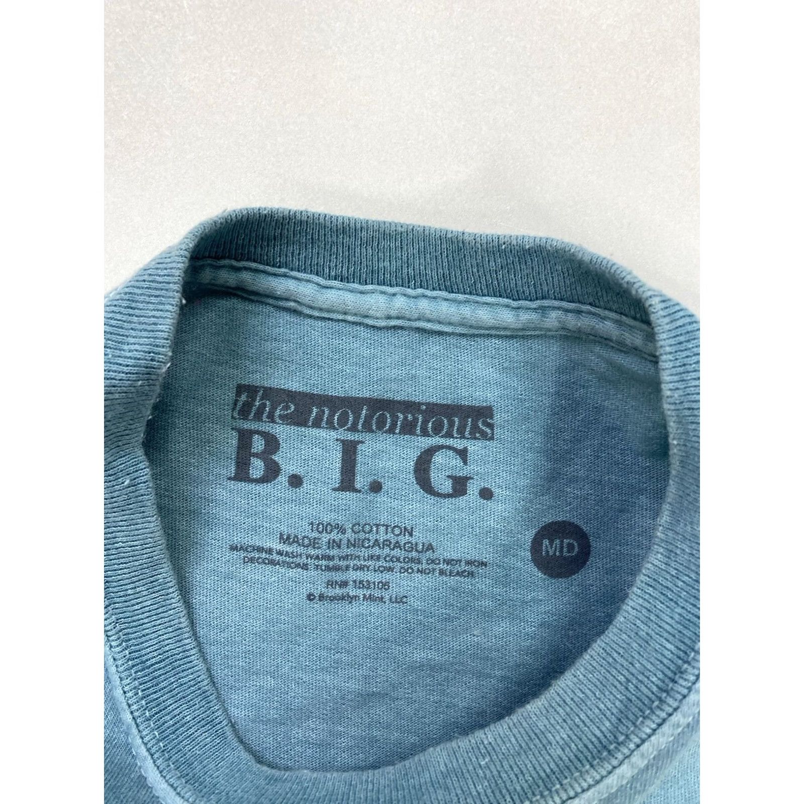 Vintage the notorious big T-Shirt Women Medium Blue Graphic Hip Hop Music Casual Short Sleeve Crew Neck Pullover Size M / US 6-8 / IT 42-44 - 4 Thumbnail