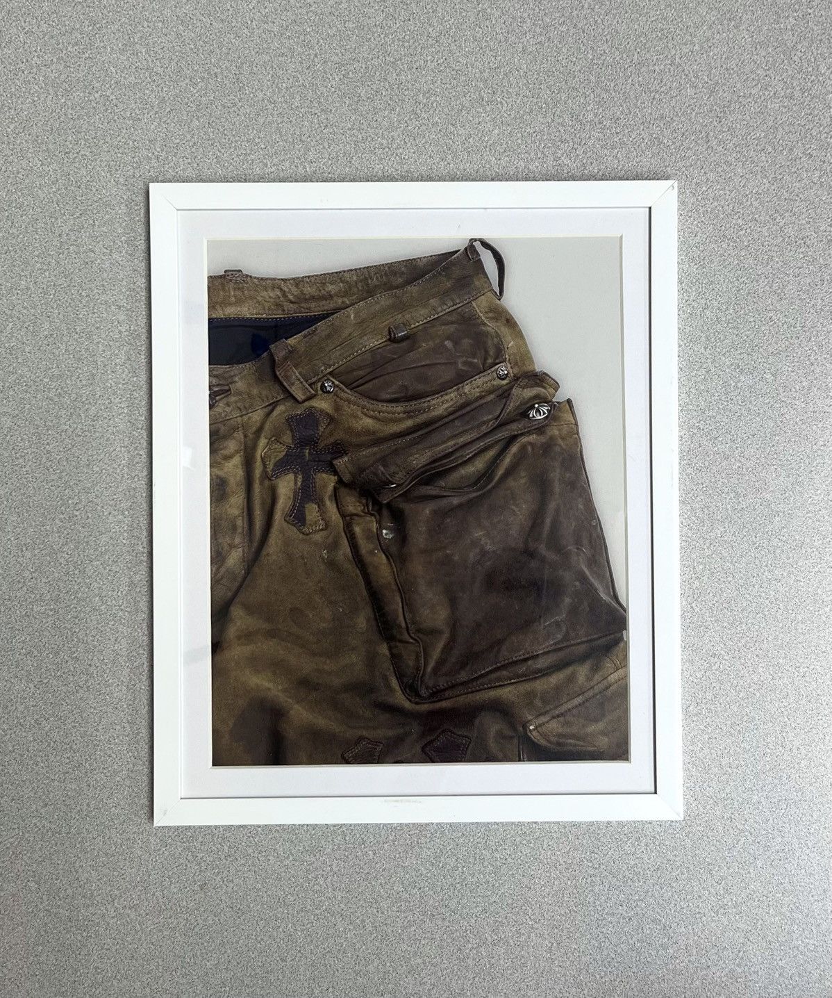 Chrome Hearts × Vintage Chrome Hearts brown pants Framed poster 8x11 magazine cutout Size ONE SIZE - 1 Thumbnail