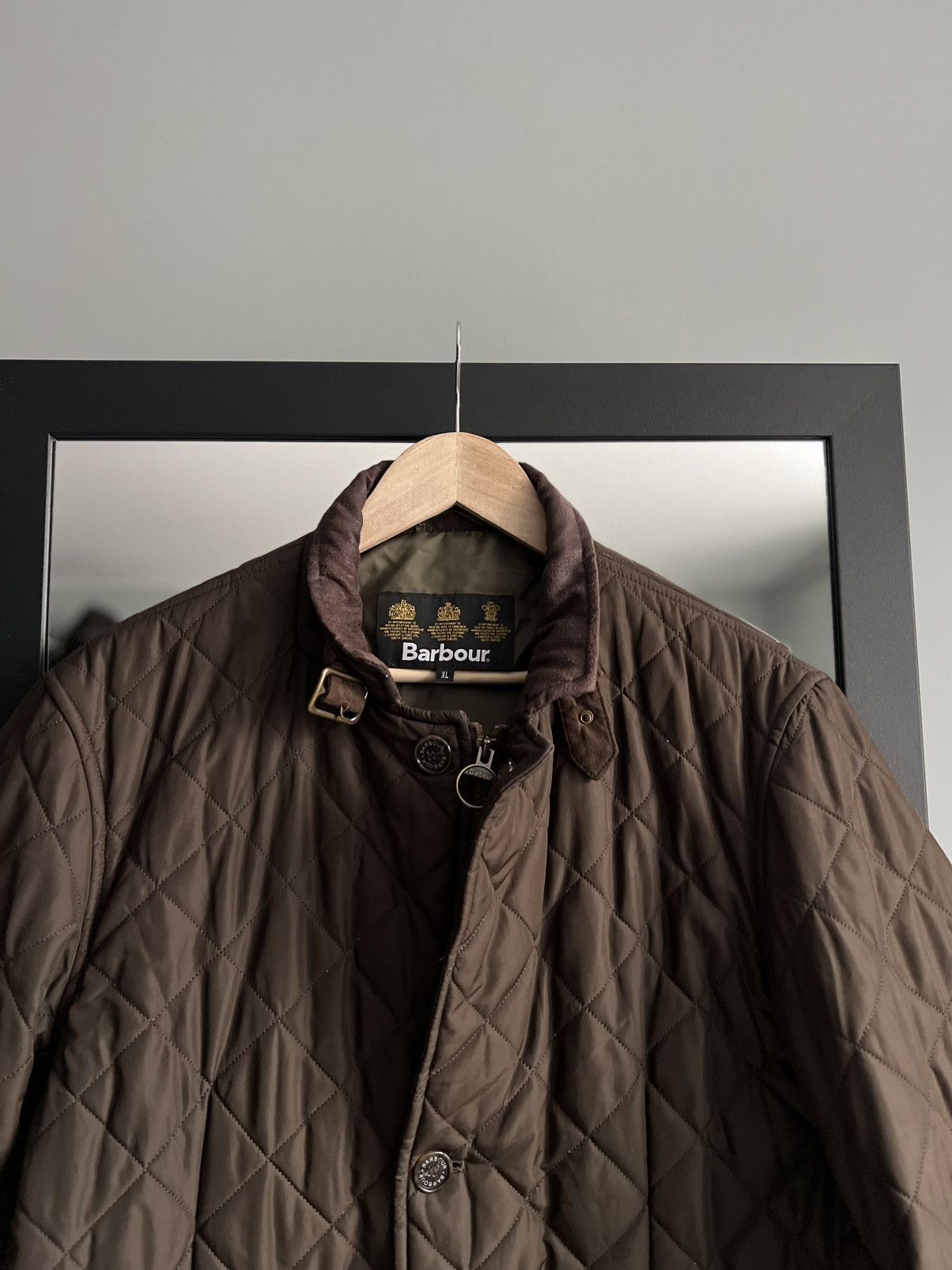 Barbour Barbour Vintage Quilted Jacket Size US XL / EU 56 / 4 - 2 Thumbnail