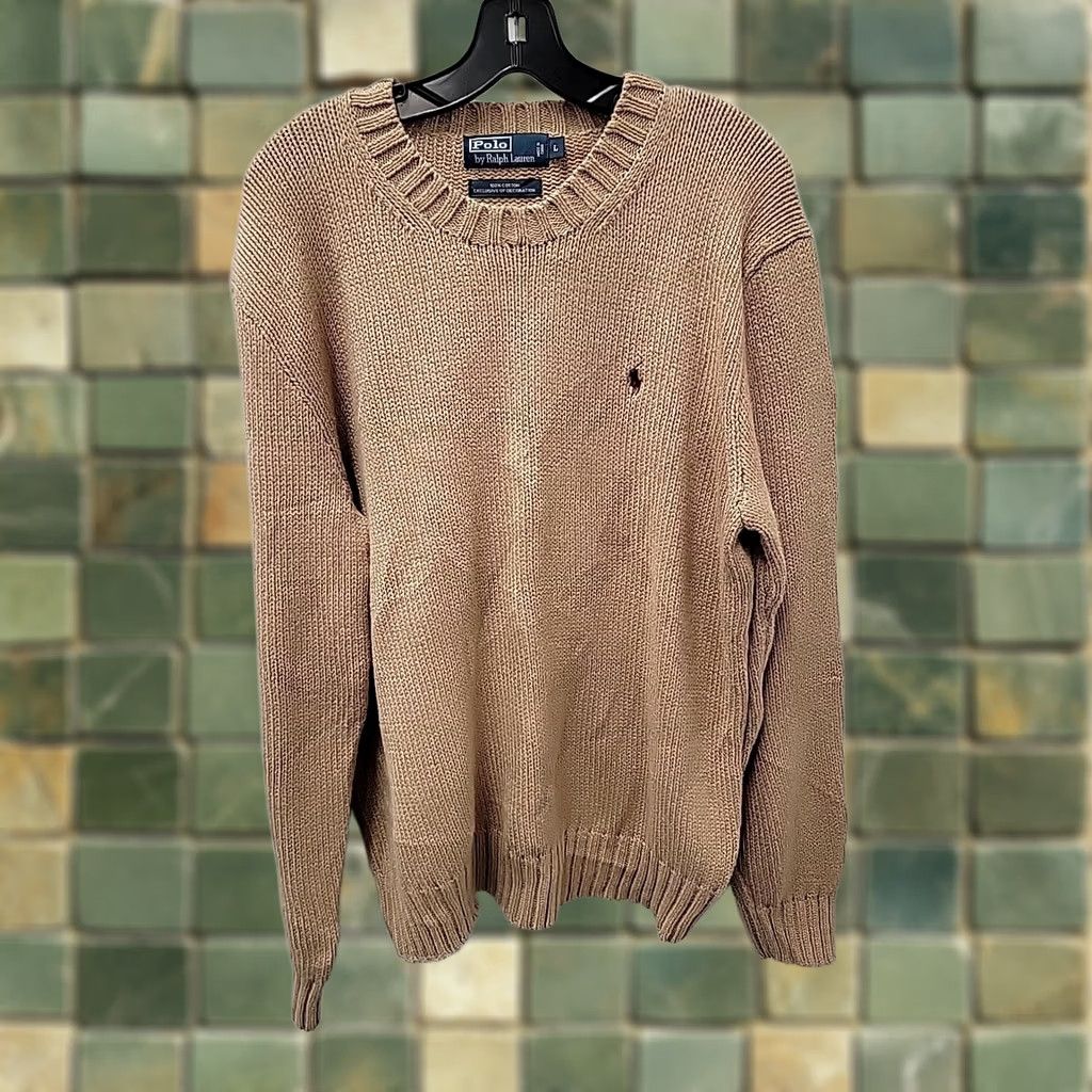 Polo Ralph Lauren Polo Ralph Lauren Knit Sweater Cotton Brown Men's Size XL Size US L / EU 52-54 / 3 - 1 Thumbnail