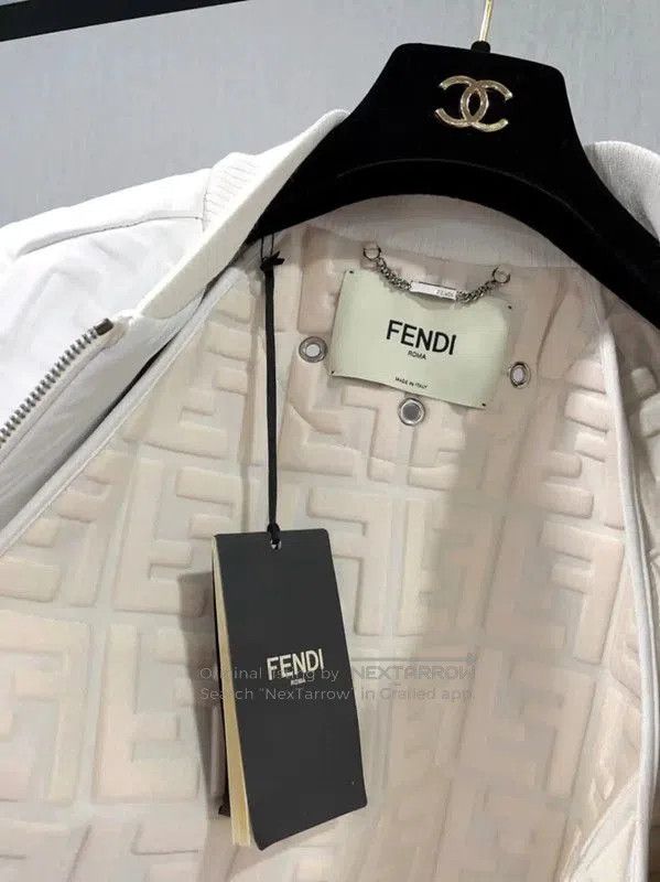 Fendi Fendi White Shearling Women's Coat . Size M / US 6-8 / IT 42-44 - 8 Thumbnail