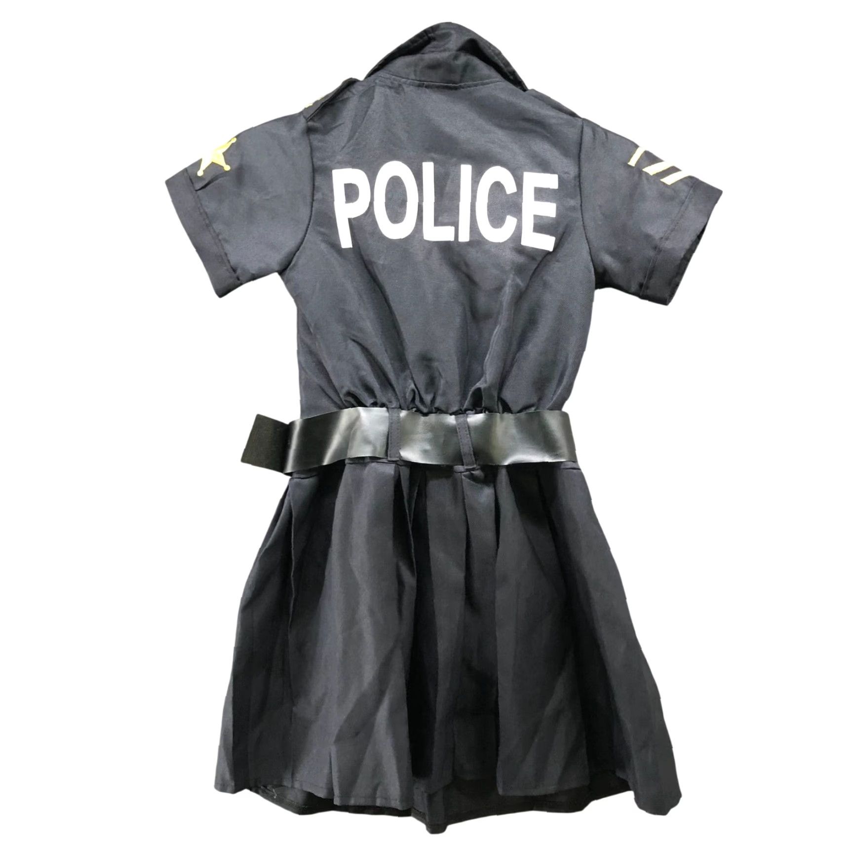 Vintage Spooktacular Creations Police Costume Dress Full Outfit Girls 6-7 S 5/6-7 Blue Elastic Polyester Dress Occupations Theme Womens (maybe "Girls") Size ONE SIZE - 3 Thumbnail