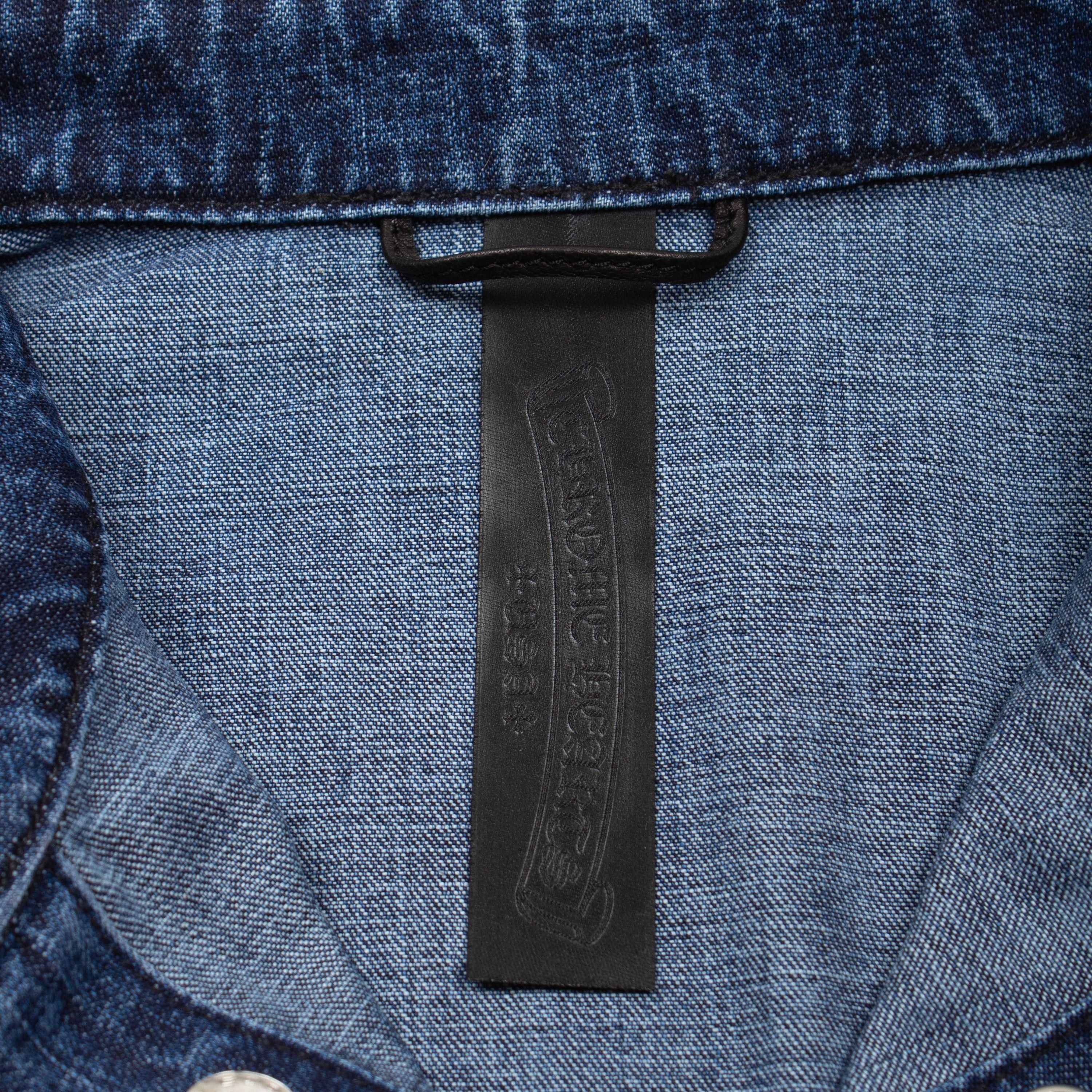 Chrome Hearts DENIM CROSS PATCH WORKDOG Size US L / EU 52-54 / 3 - 4 Thumbnail