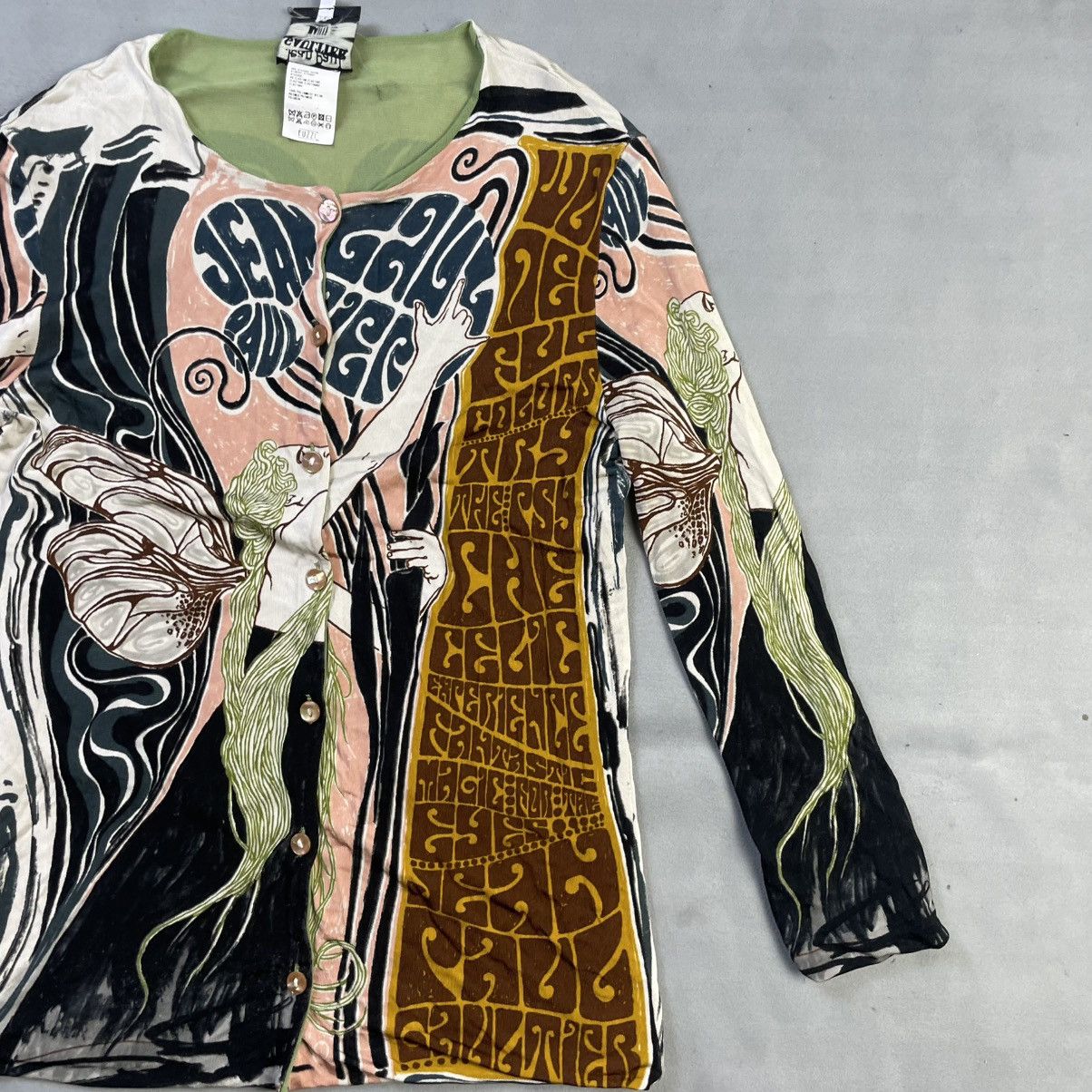 Jean Paul Gaultier JEAN PAUL GAULTIER MAILLE FEMME GREEK GODDESS CARDIGAN Size M / US 6-8 / IT 42-44 - 6 Thumbnail