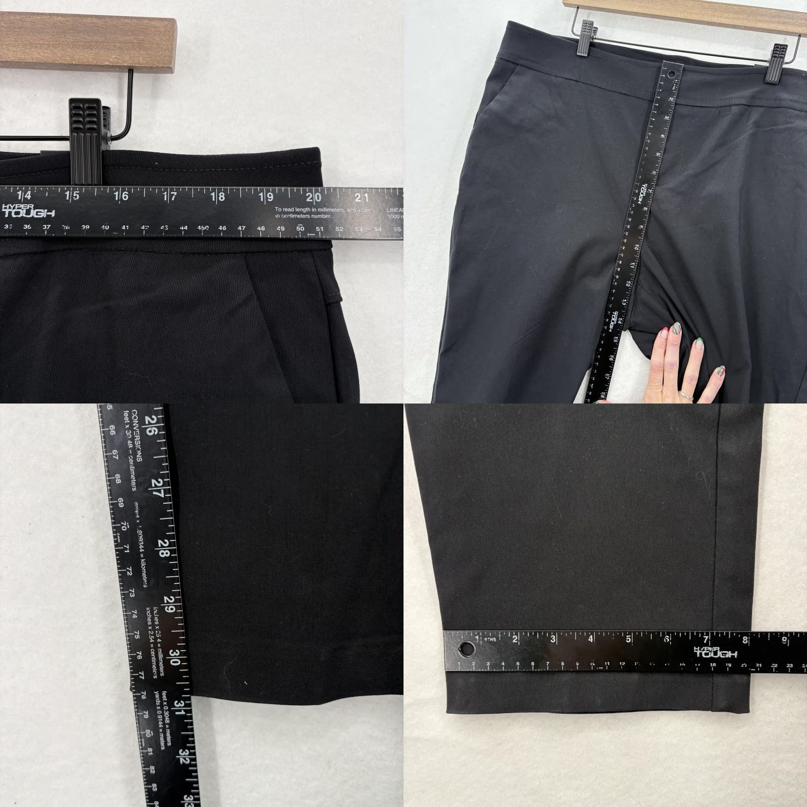 Torrid Torrid Pants Womens 18 Black Straight Leg Deluxe Stretch Career Work NWT Size 40" / US 18 - 8 Thumbnail