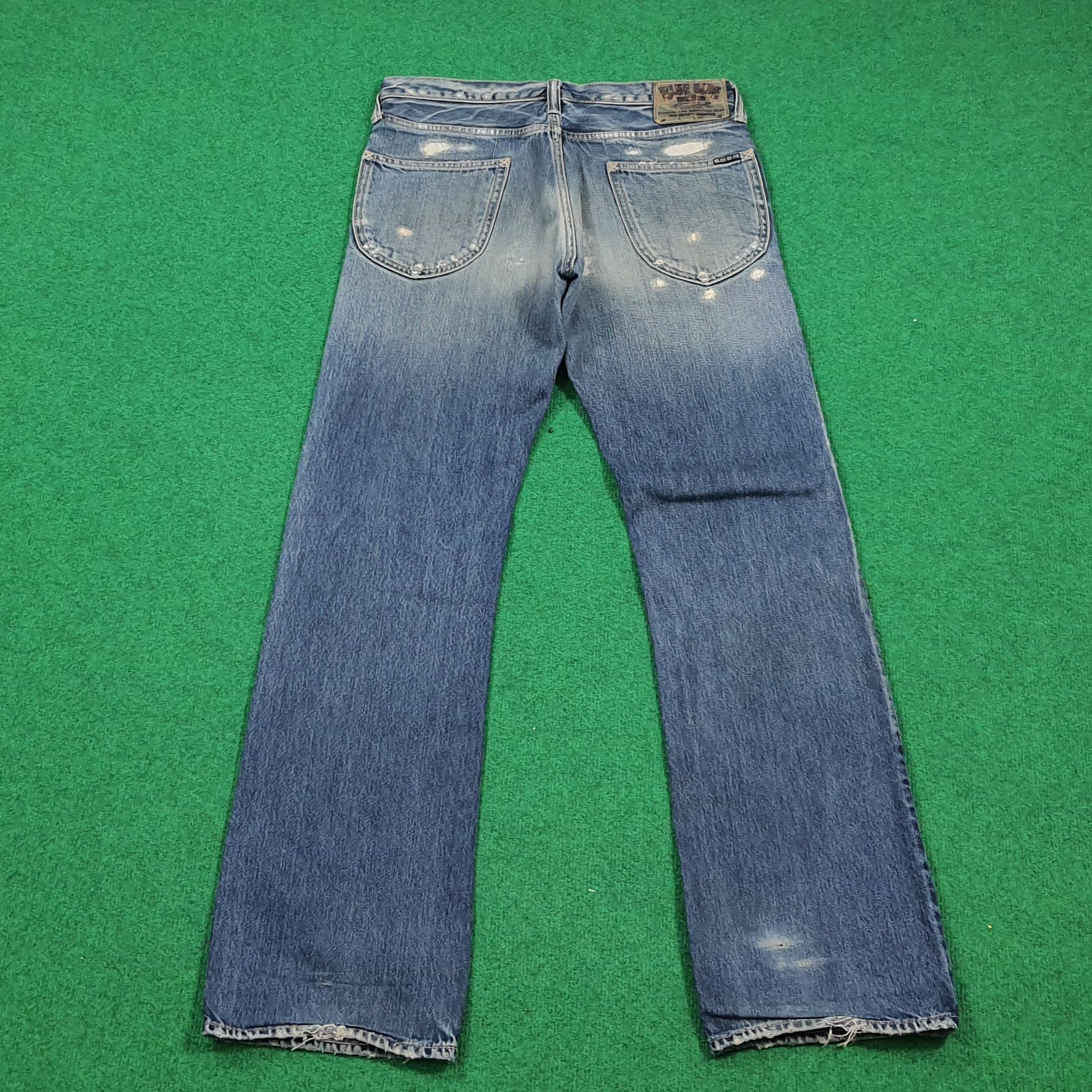 Blue Blue Japan Blue Blue Japan Hollywood Ranch Market Distressed E1N34 Size US 31 - 1 Thumbnail
