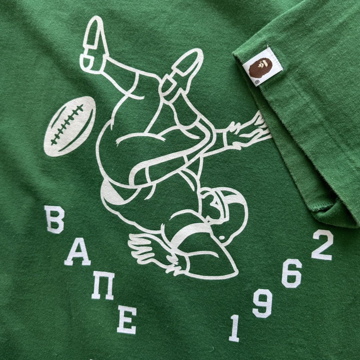 Bape OG Bape College Football Defender Tee Shirt Size US M / EU 48-50 / 2 - 3 Thumbnail