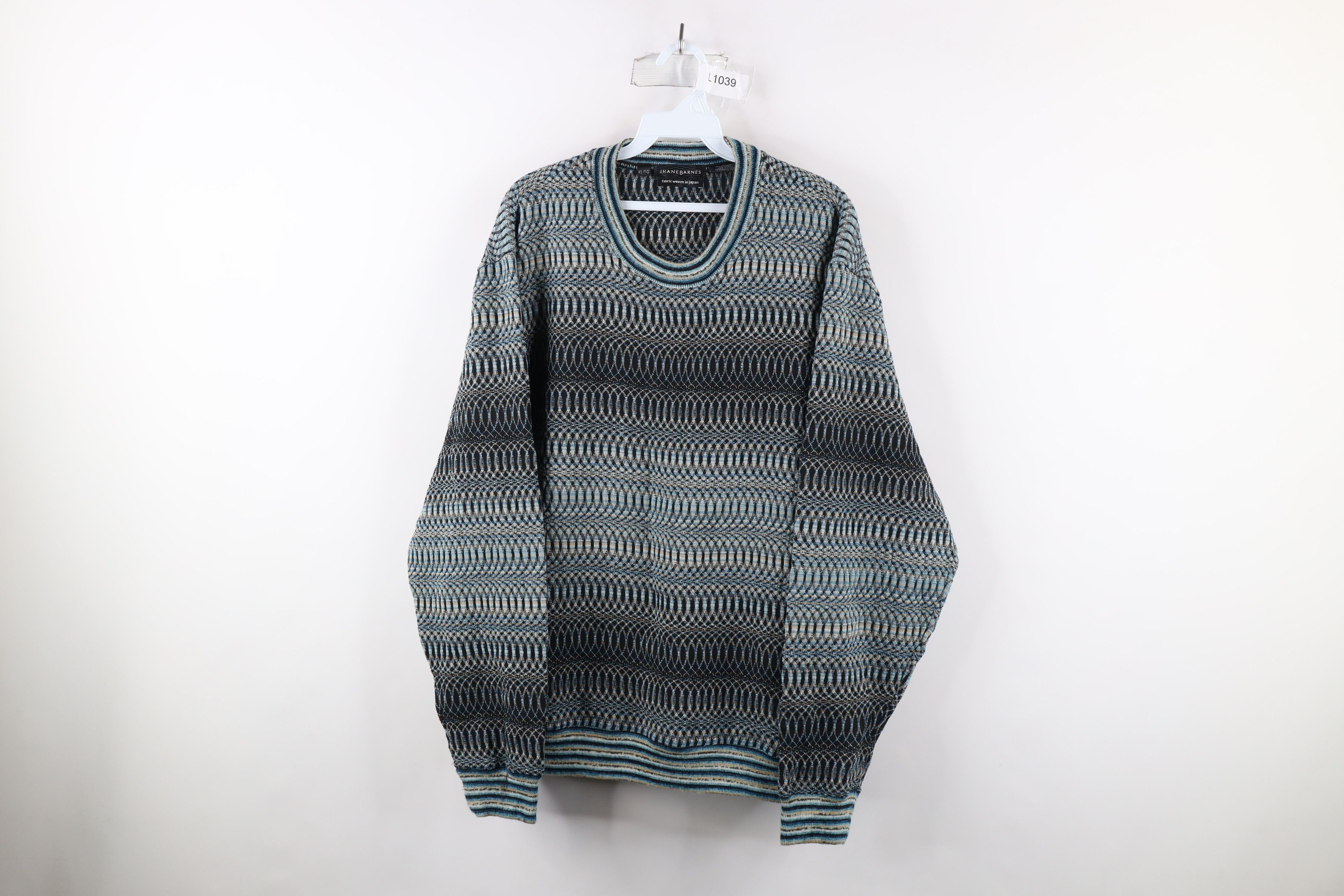Vintage 90s Coogi Style Wool Blend Knit Sweater Japan