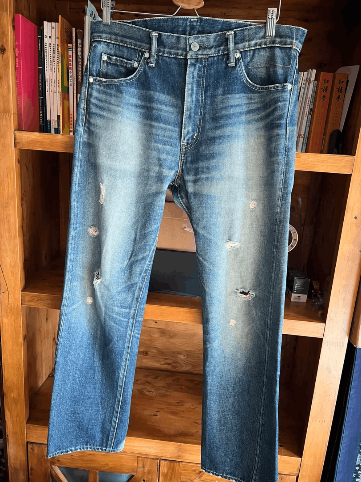 Visvim Visvim Early Period 01 Snakeskin Patches Distressed Denim Size US 34 / EU 50 - 3 Thumbnail