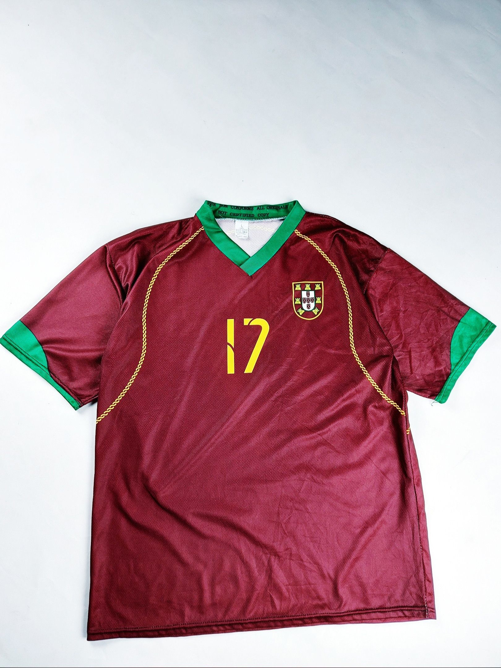 Vintage Vintage Soccer Jersey Ronaldo Tee Size US L / EU 52-54 / 3 - 3 Thumbnail