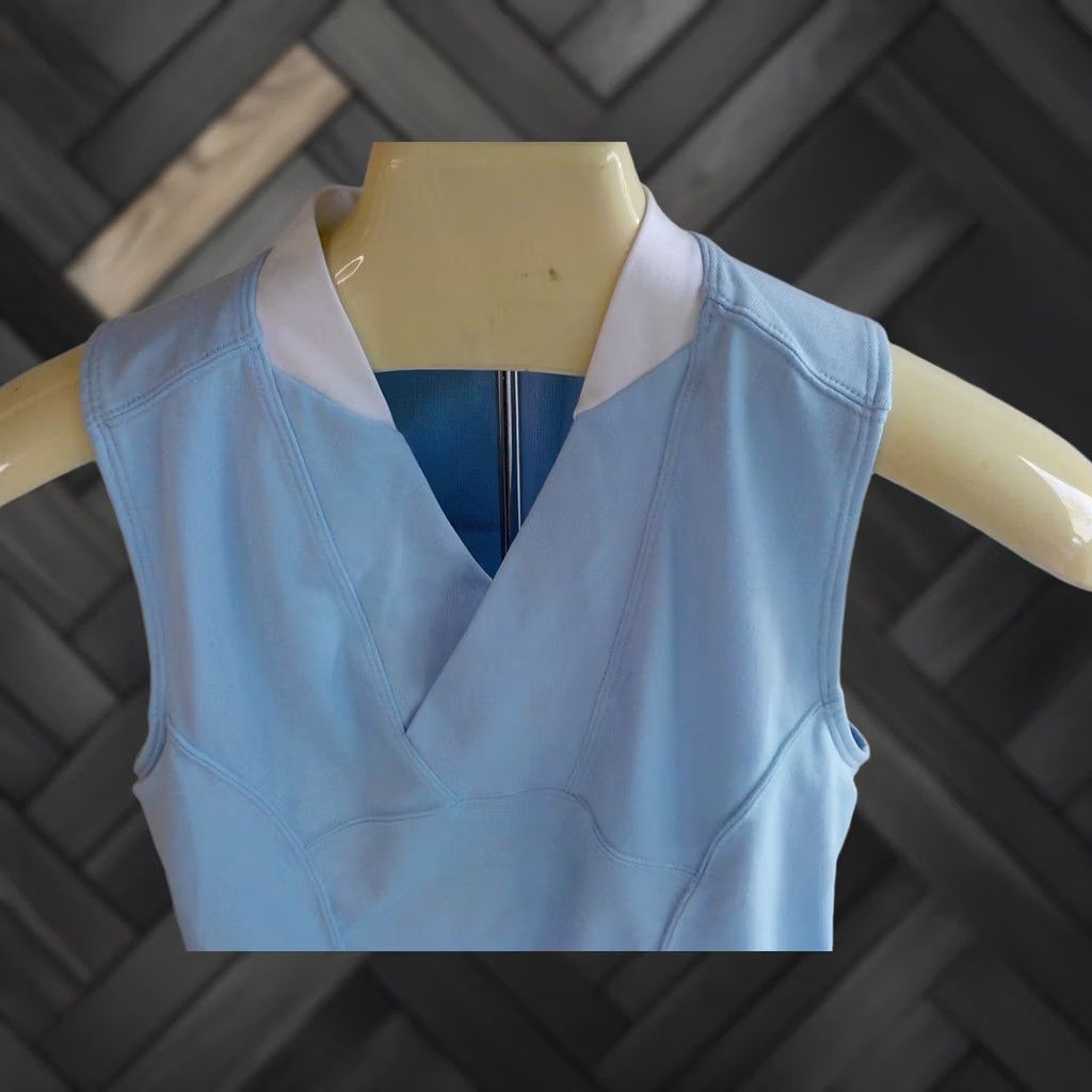 Nike Nike Fit Dry V-neck Women's Training Tank Top Light Blue/White M NEW WITH TAGS Size M / US 6-8 / IT 42-44 - 1 Thumbnail