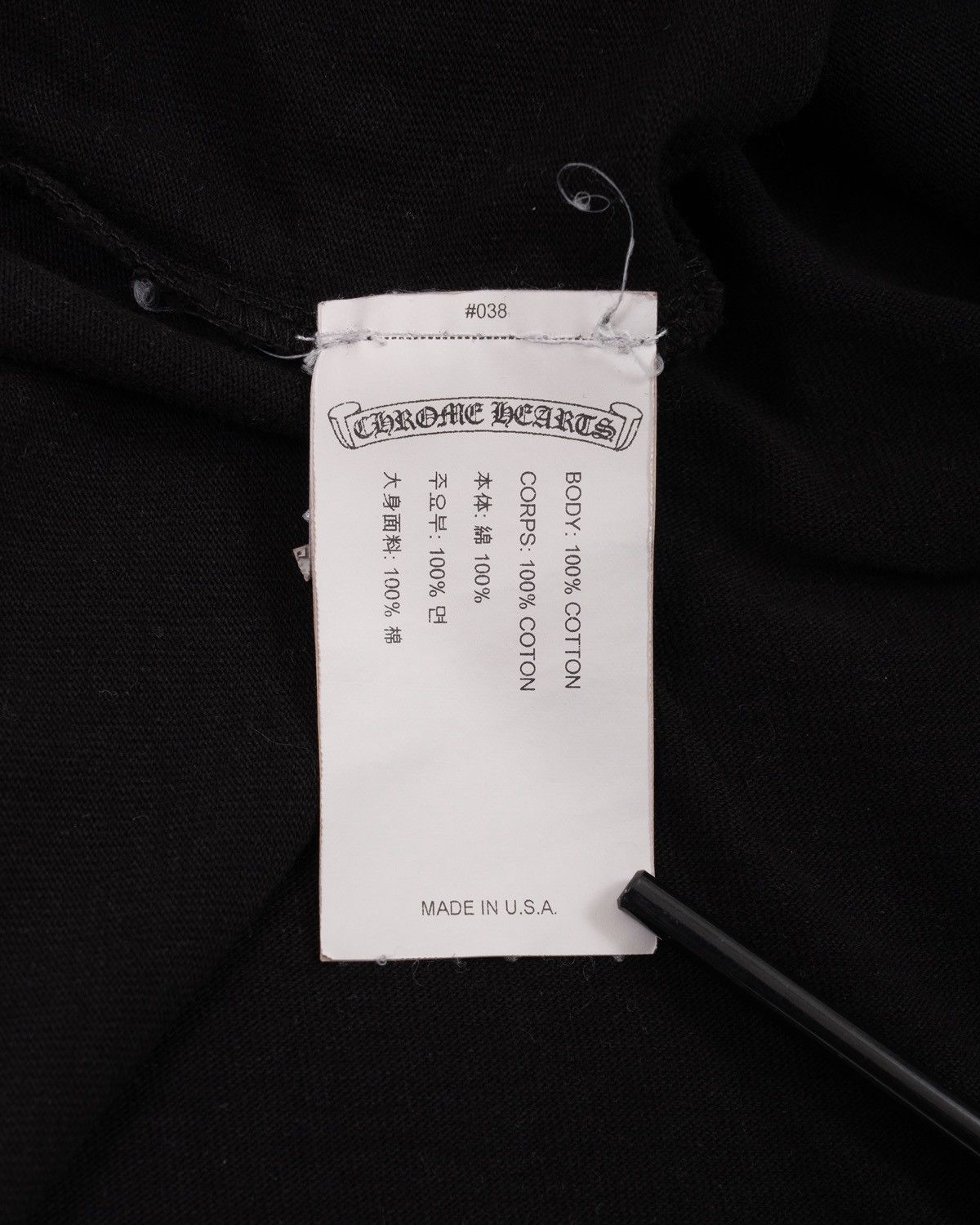 Chrome Hearts Chrome Hearts Premium Embroidered Eyechart Longsleeve Black Size US XL / EU 56 / 4 - 5 Thumbnail