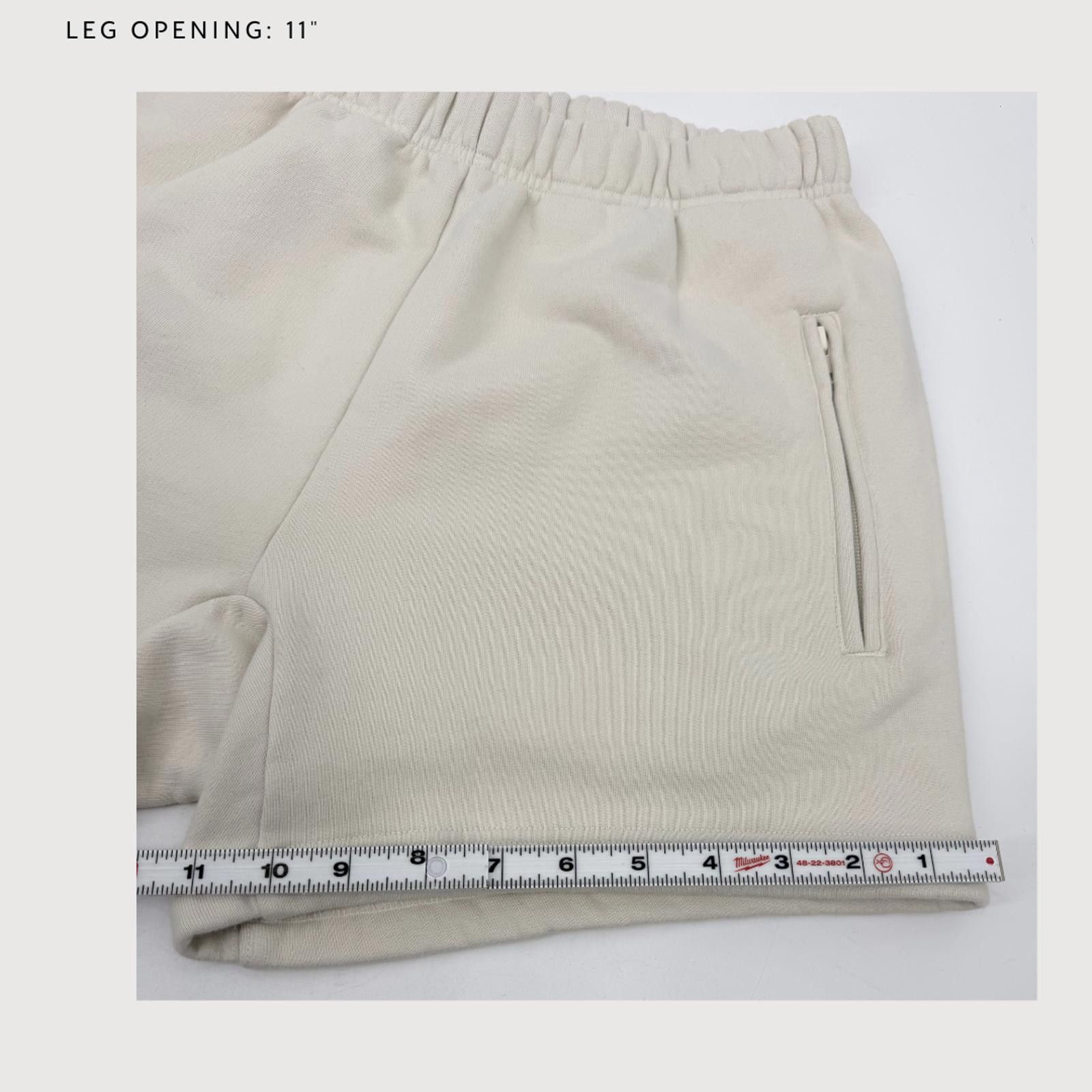 Other Khy Fleece Shorts 5" Inseam Ecru XXS Size 25" / US 0 / IT 36 - 9 Thumbnail