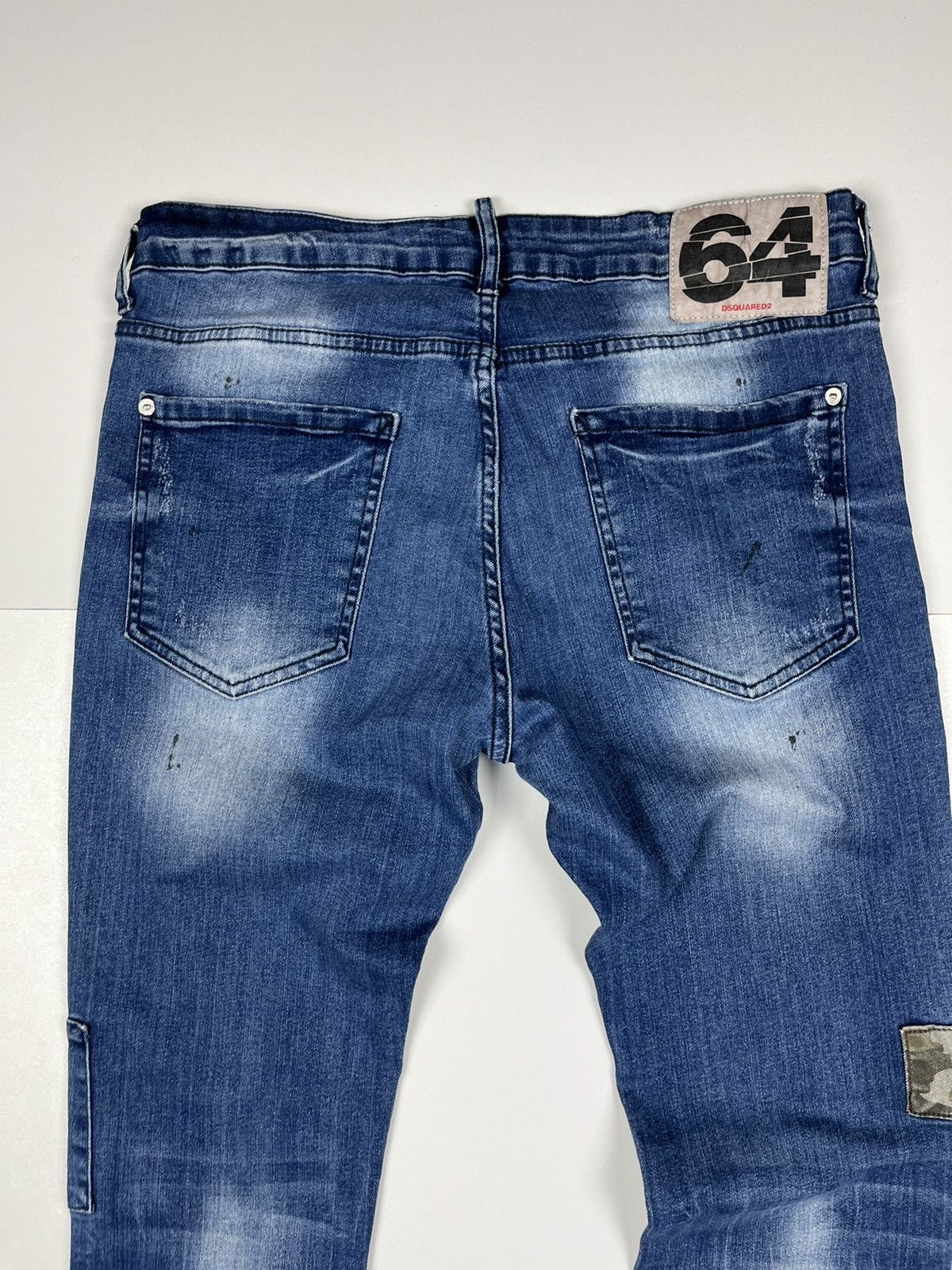 Dsquared2 Vintage Dsquared2 508 Cool Slim Lyc Distressed Denim Pants Size US 34 / EU 50 - 7 Thumbnail