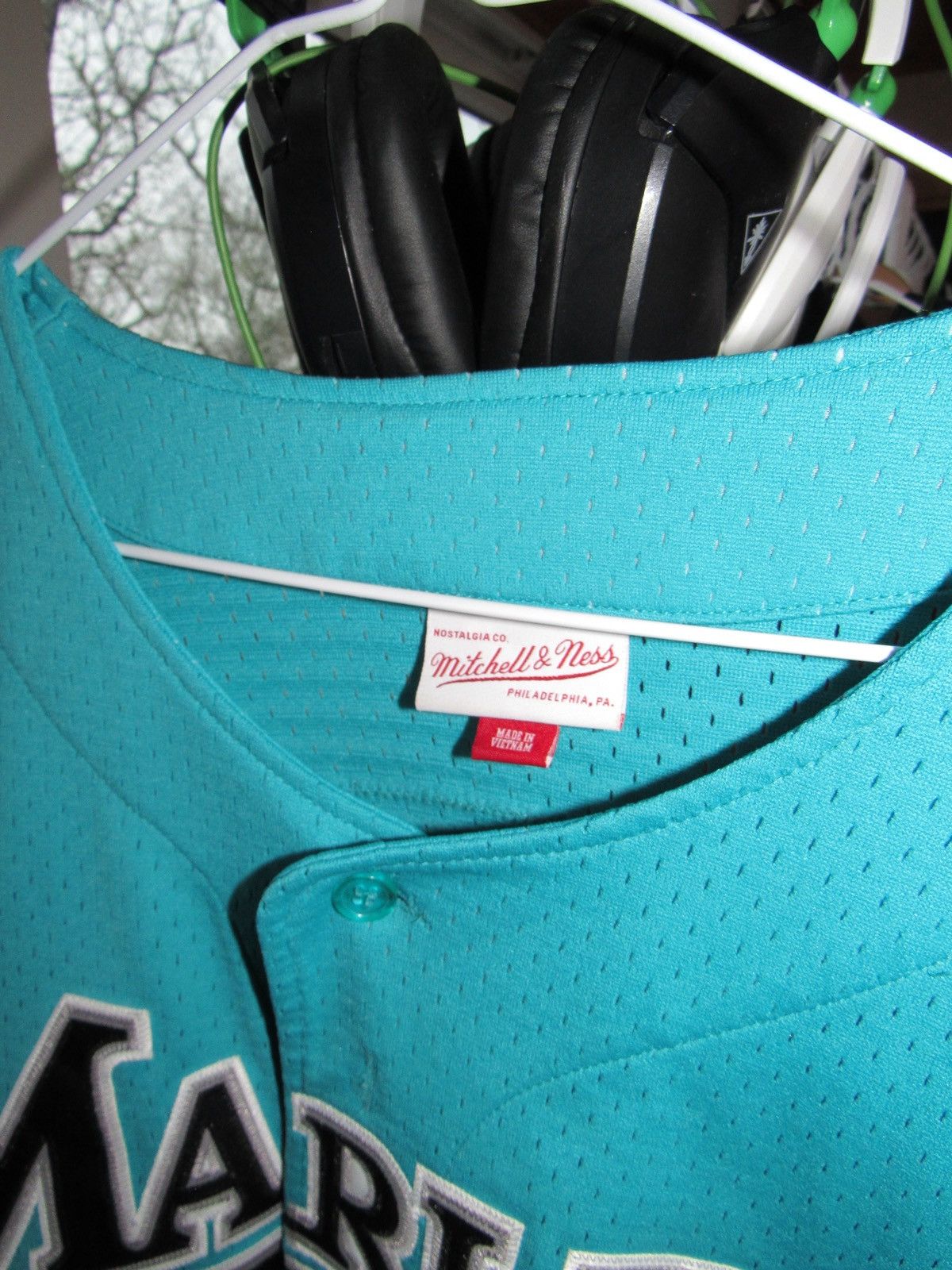 Mitchell & Ness Mitchell and Ness Dawson Marlins Jersey Size US XL / EU 56 / 4 - 2 Thumbnail