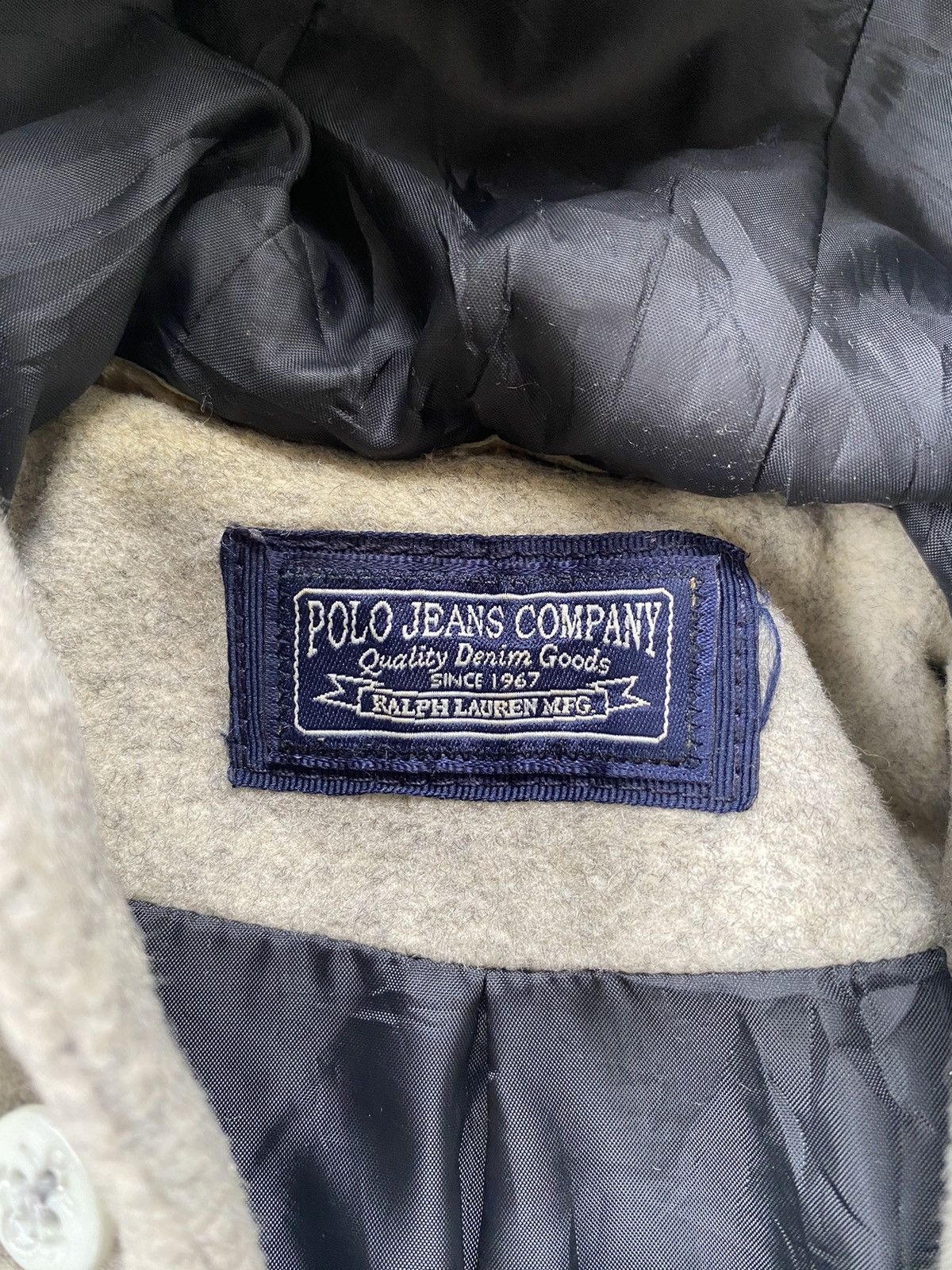Polo Ralph Lauren Vtg Polo Jean Company Ralph Lauren Wool Jacket Duffle Size US S / EU 44-46 / 1 - 10 Thumbnail