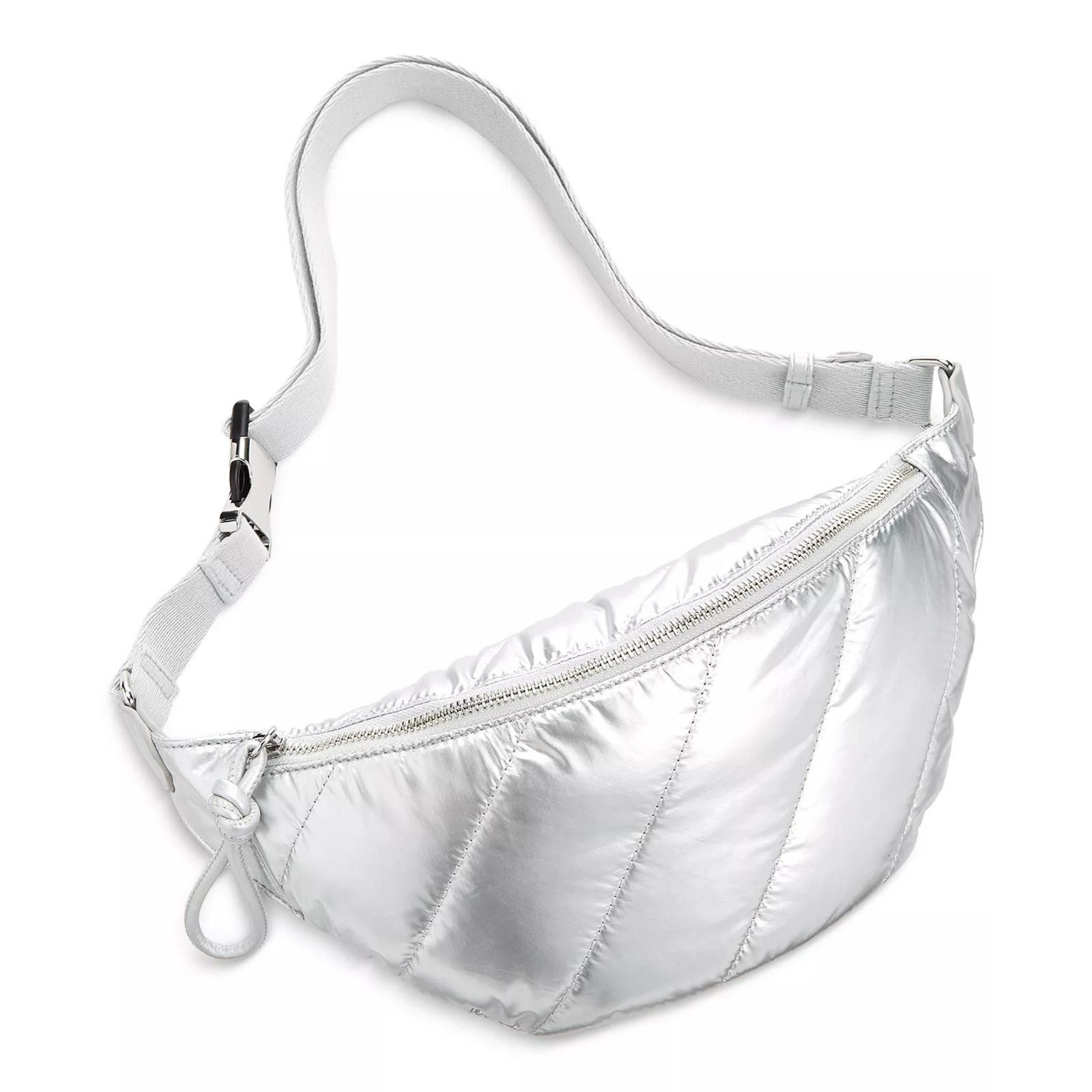 Other On 34th Nylon Metallic Belt Bag – Silver Size ONE SIZE - 1 Thumbnail
