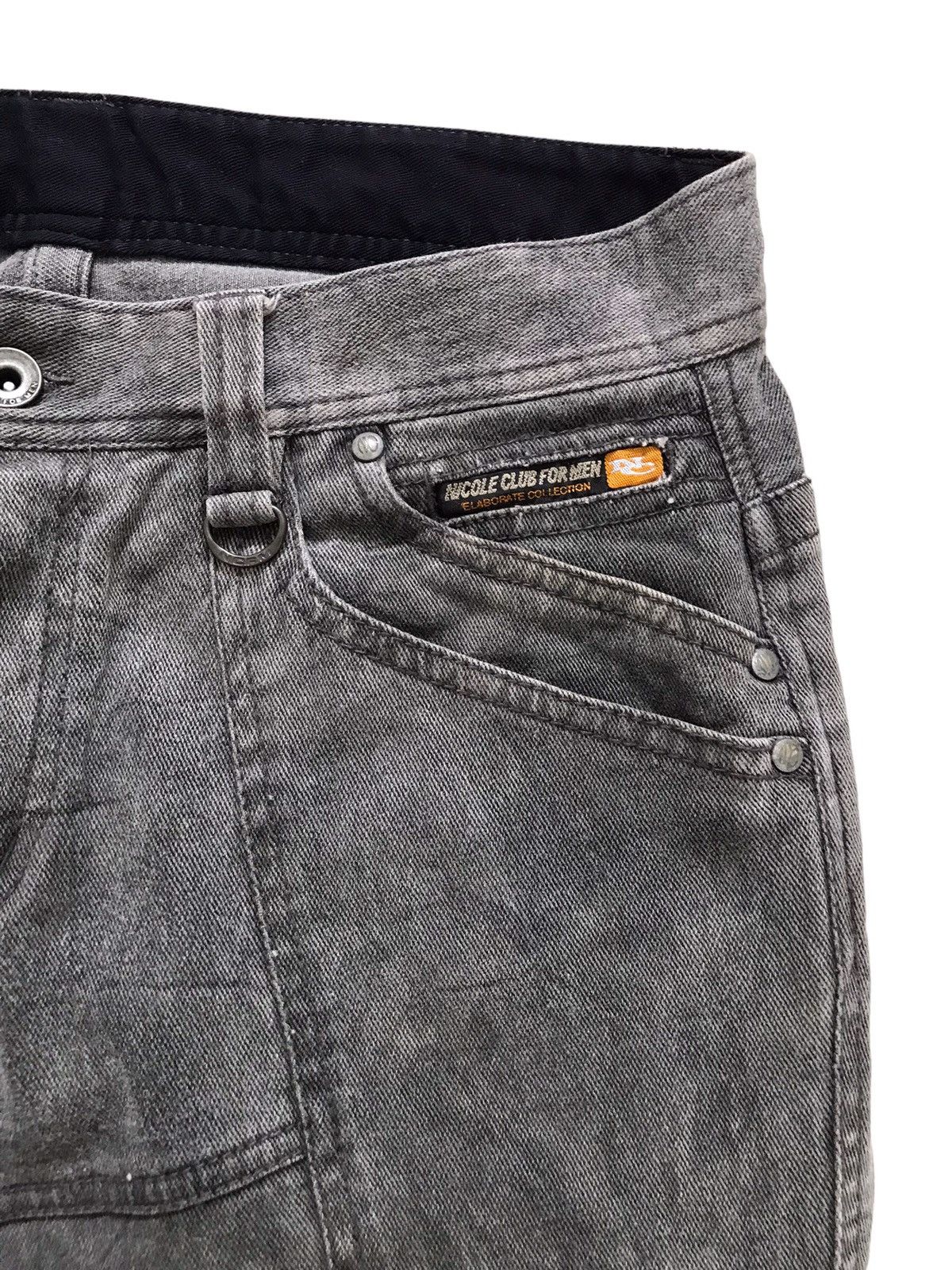 Nicole Club Nicole Club Matsuda Designer Patchwork Denim Jeans Size US 30 / EU 46 - 4 Thumbnail