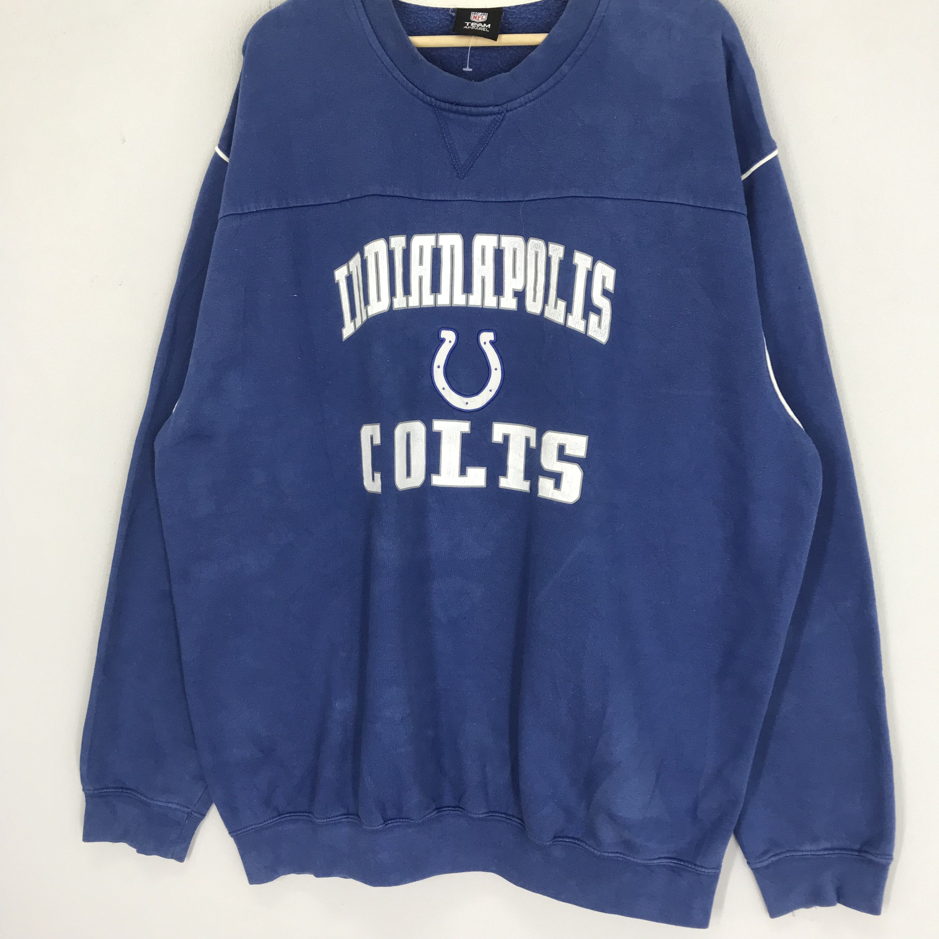 Indian Motorcycle Vintage Indianapolis Colts Blue Sweatshirt - 451 Size US XXL / EU 58 / 5 - 3 Thumbnail