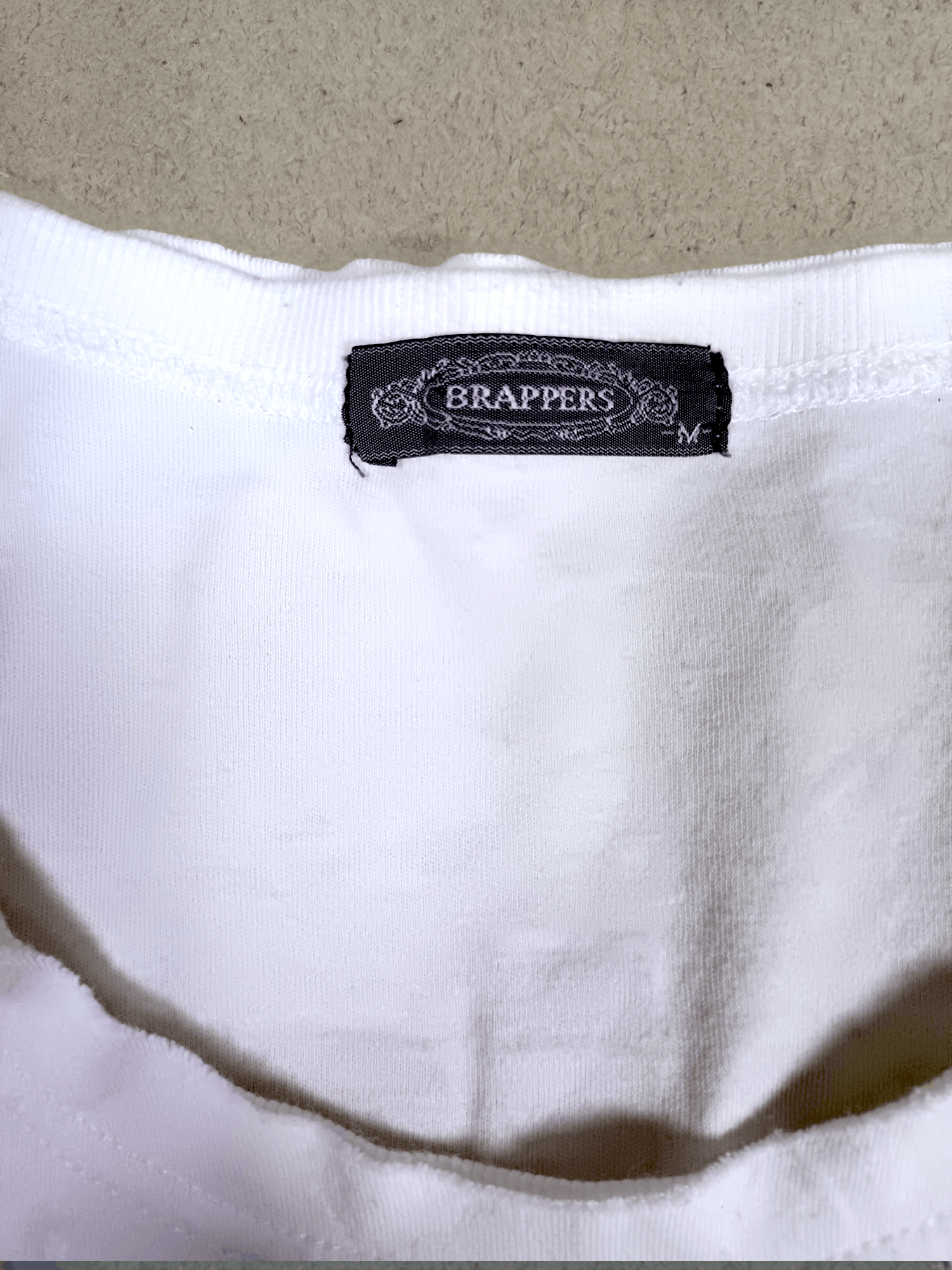 Japanese Brand UNIQUE JEANS BRAPPERS Crew Neck T-Shirt Longsleeve Size US M / EU 48-50 / 2 - 14 Thumbnail