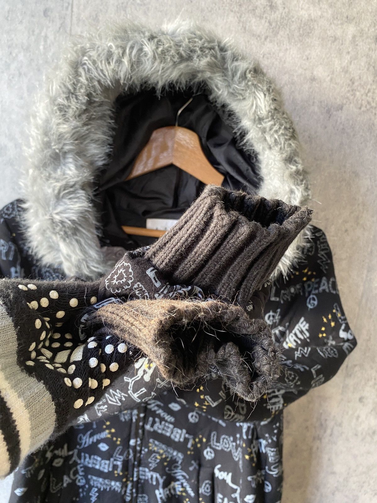 Arrow Arrow ARW Japan Fullprint Design Fur Hoodie Size US M / EU 48-50 / 2 - 11 Thumbnail