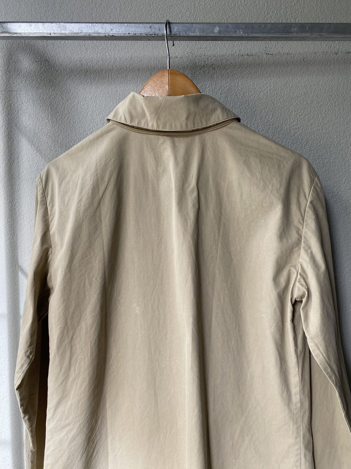 Moncler MONCLER Beige Button-Up Long Coat with Pockets Size ONE SIZE - 17 Thumbnail