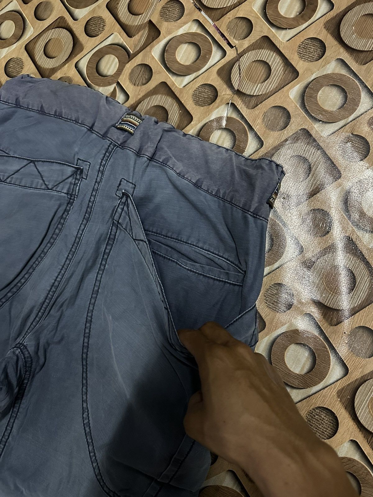 go slow caravan BIG POCKET ‼️Vintage GO SLOW CARAVAN Japan Faded Ankle Pants Size US 33 - 13 Thumbnail