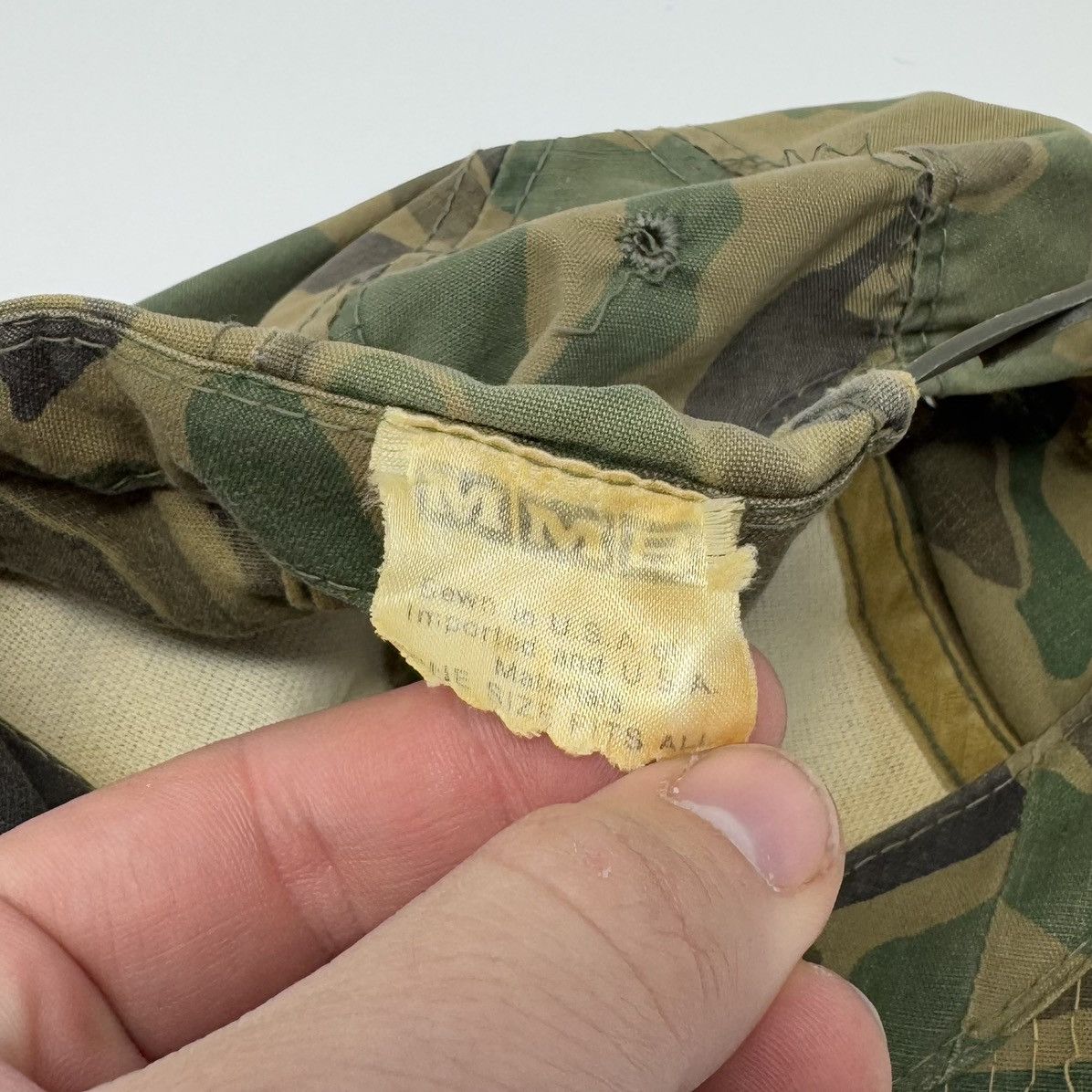 Vintage Vintage 90s Camouflage The Buck Stops Here Snapback Hat OSFA Size ONE SIZE - 5 Thumbnail
